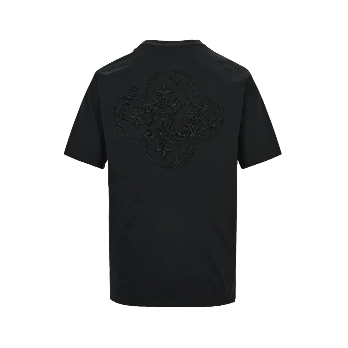 Embroidered Monogram Logo Cotton T-Shirt D21012622 — view 3