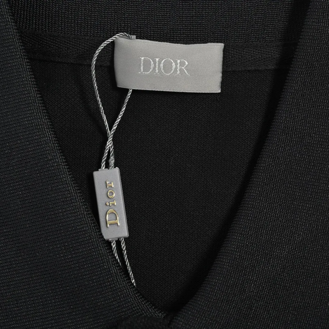 Bee Embroidery Cotton-Piqué Polo Shirt D22012641 — view 5