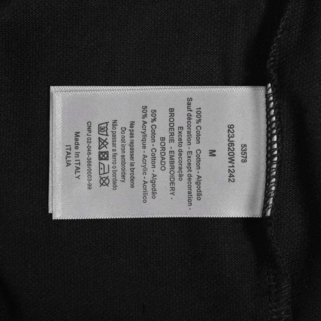 Bee Embroidery Cotton-Piqué Polo Shirt D22012641 — view 9