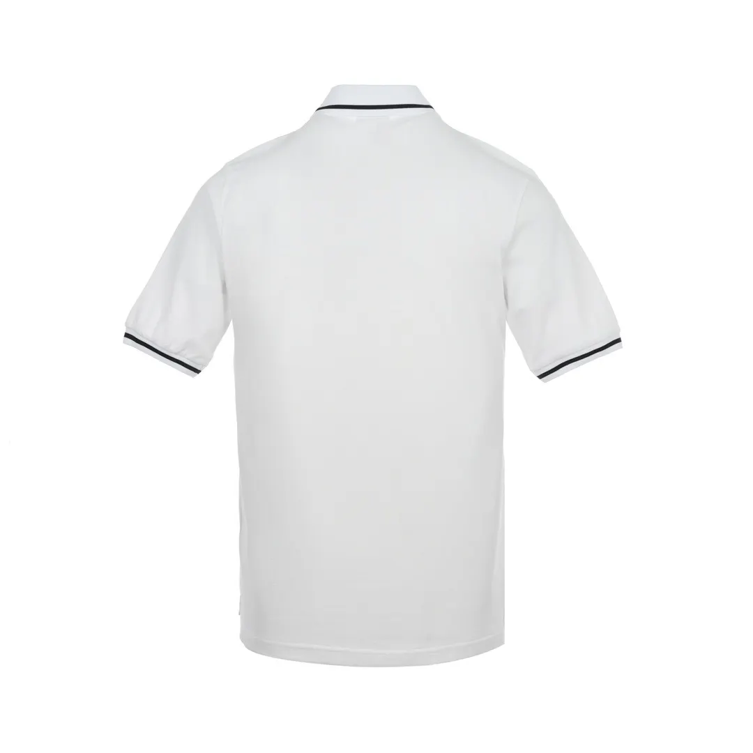 Bee-Embroidered Cotton-Pique Polo Shirt D22012640 — view 3