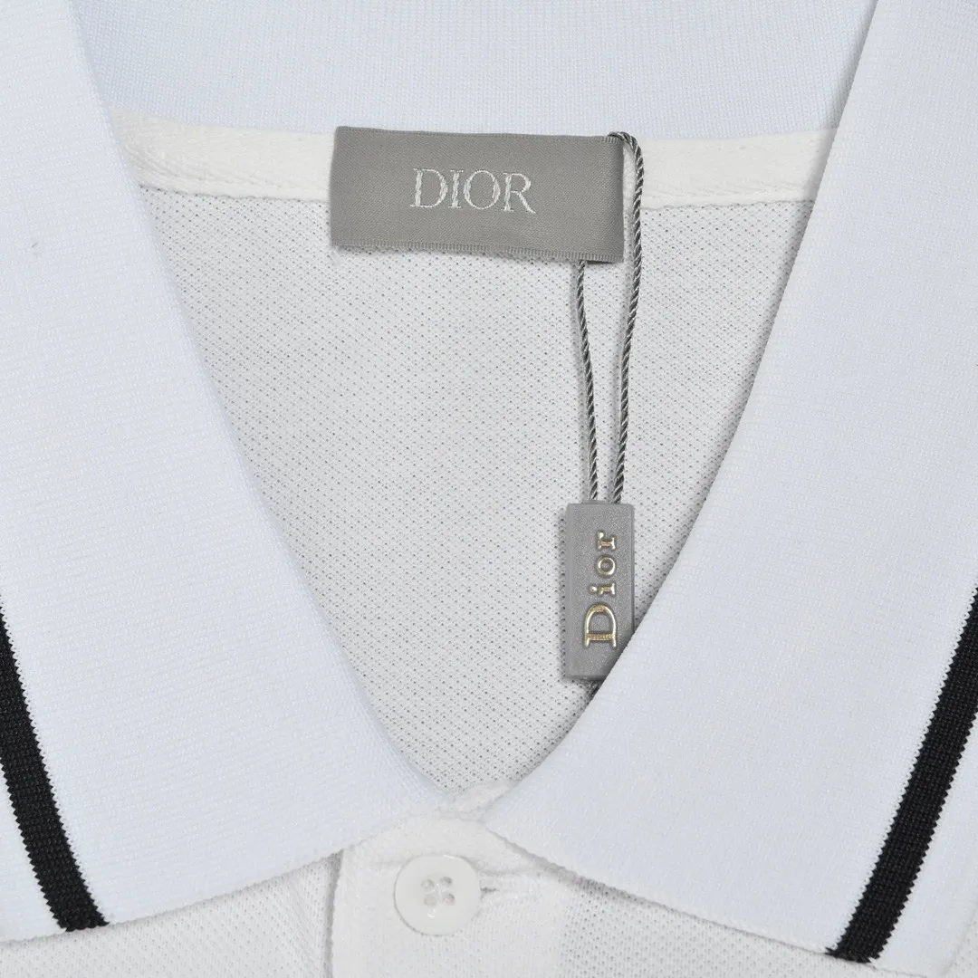 Bee-Embroidered Cotton-Pique Polo Shirt D22012640 — view 5