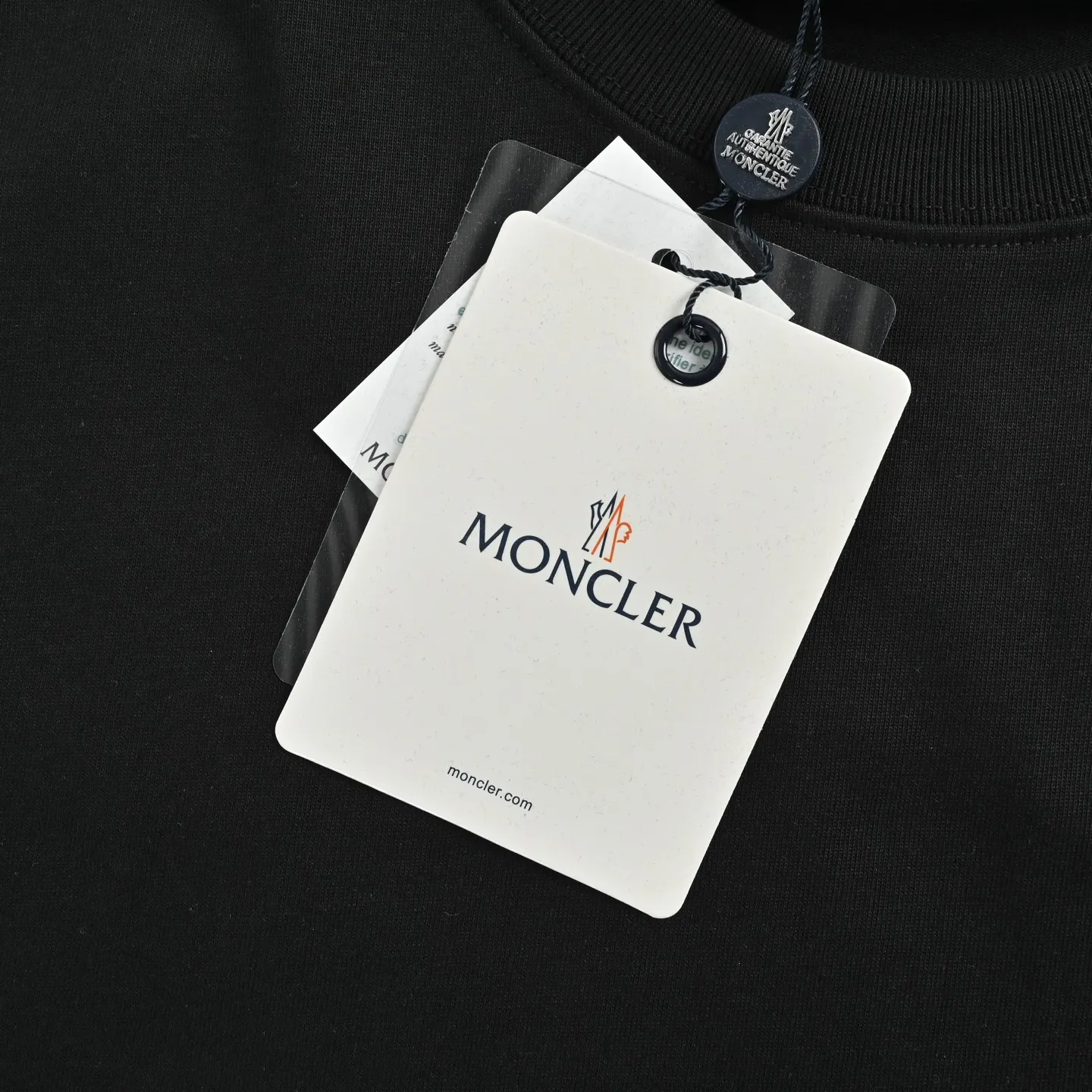 Moncler + Gentle Monster Logo-Embroidered Cotton T-Shirt D22012629 — view 6