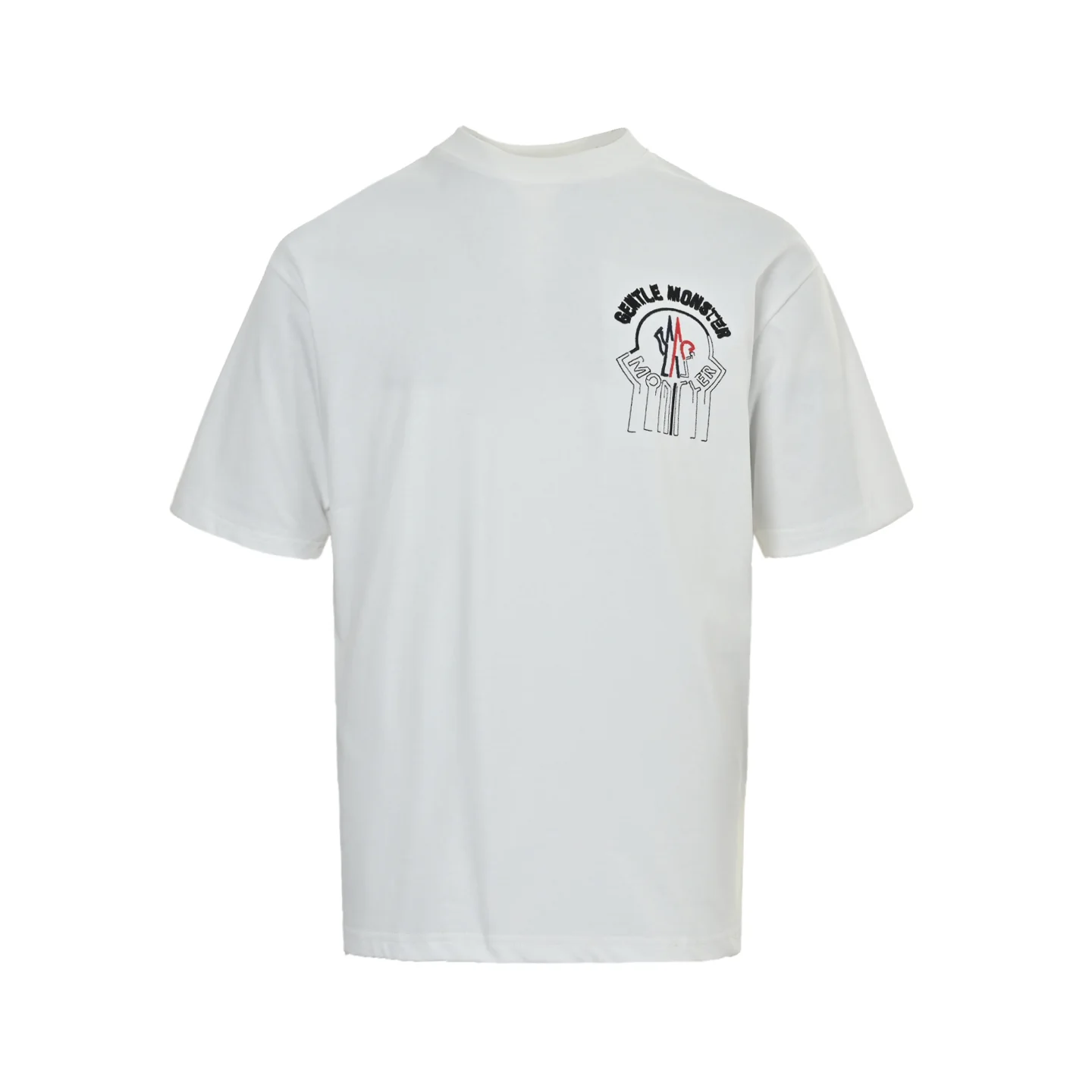 Moncler + Gentle Monster Logo Embroidered T-Shirt D22012628