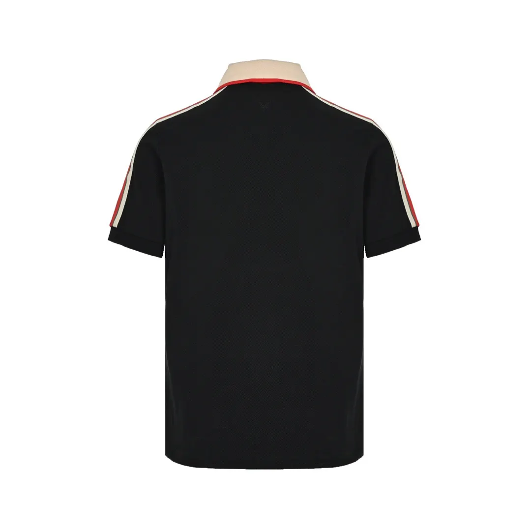 Web Stripe Cotton-Pique Polo Shirt D24012637 — view 3