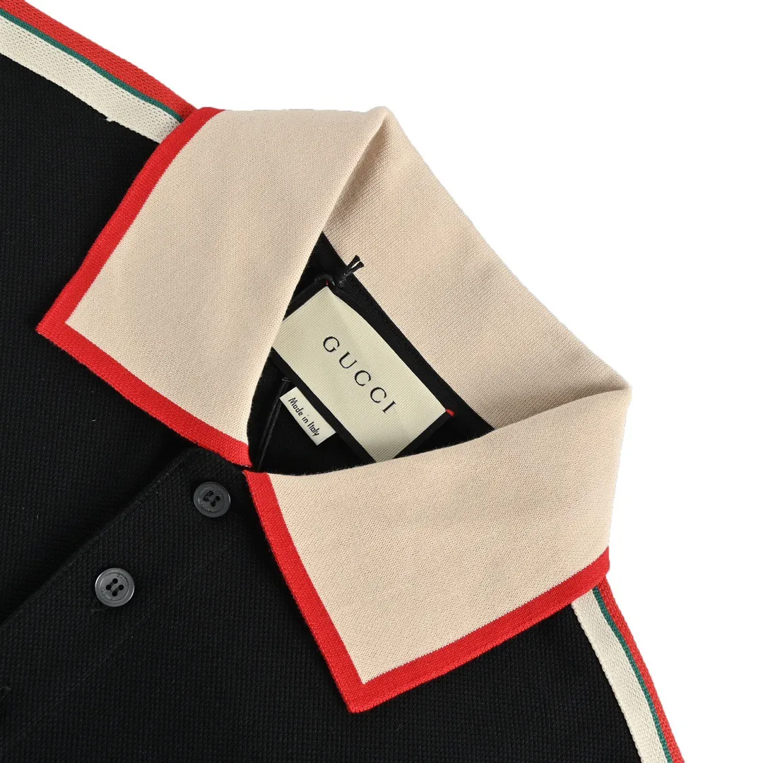Web Stripe Cotton-Pique Polo Shirt D24012637 — view 4