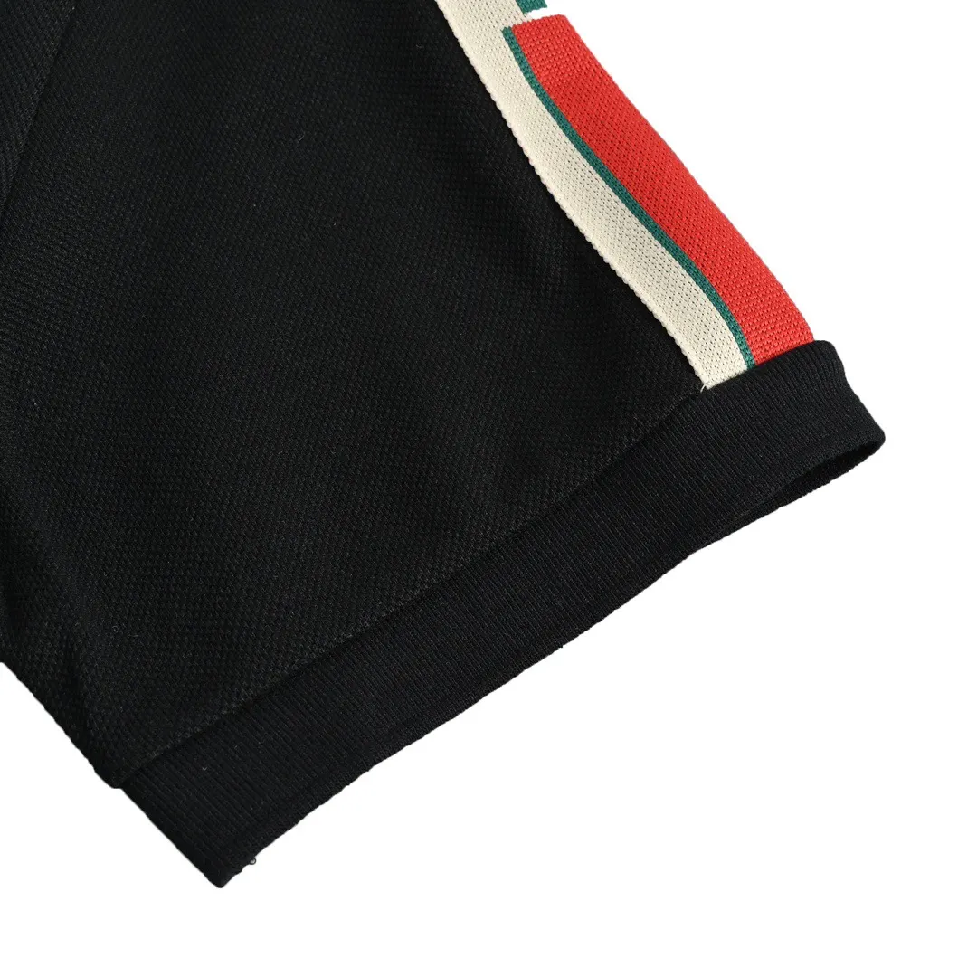 Web Stripe Cotton-Pique Polo Shirt D24012637 — view 9