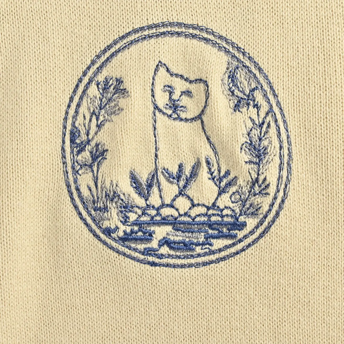 Dior and Hylton Nel Embroidered Knit T-Shirt D25012623 — view 8
