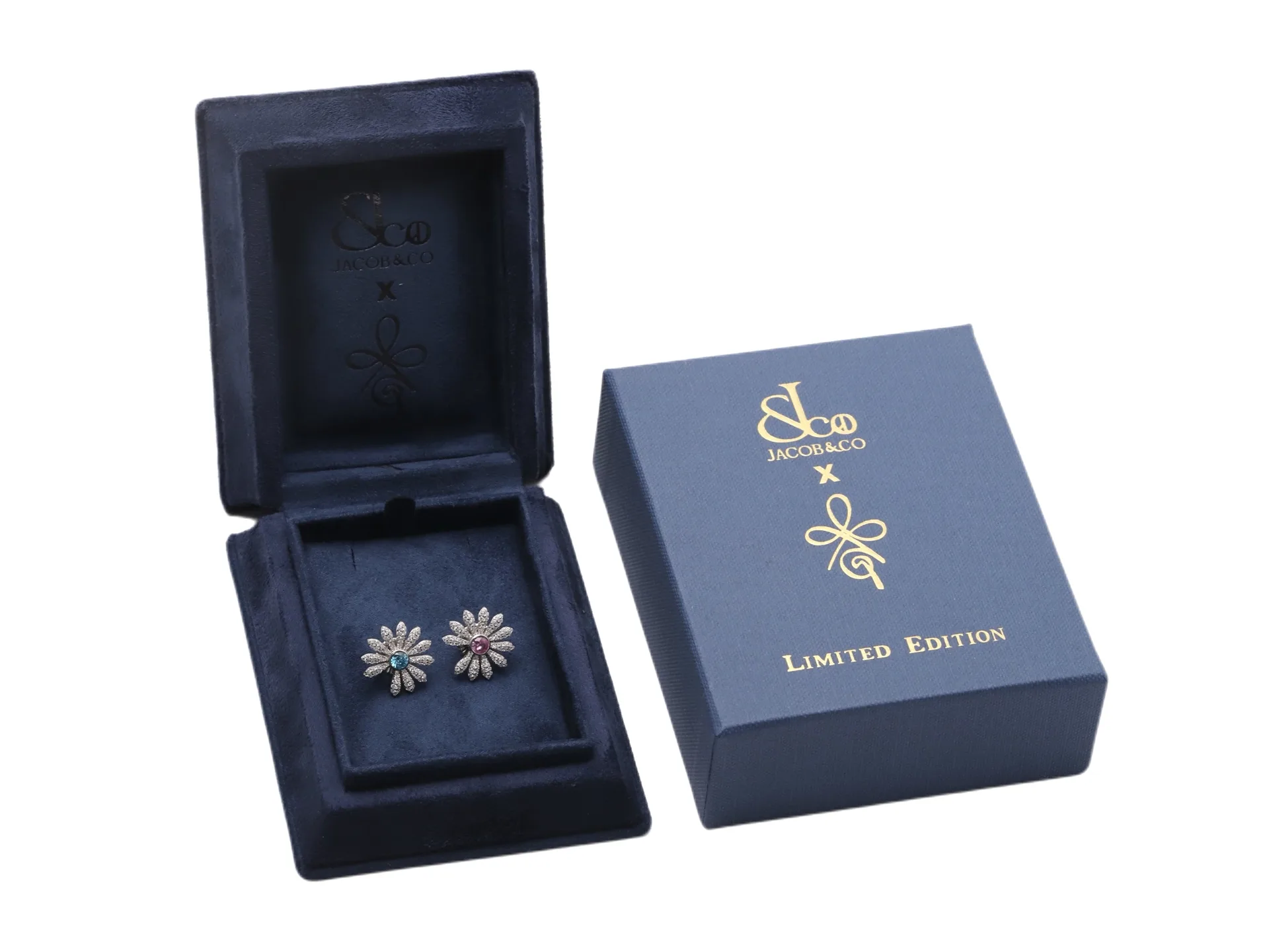 Daisy Pavé Cubic Zirconia Stud Earrings (Sterling Silver) D26017030 — view 2