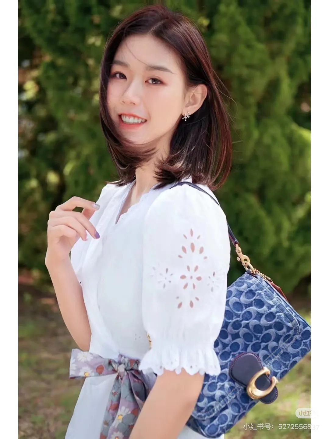 Coach Tabby Denim Shoulder Bag D34018472 — view 4