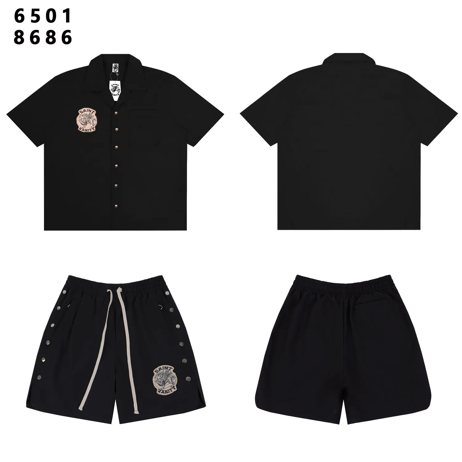 Embroidered Woven Utility Shirt D9011743 — view 4