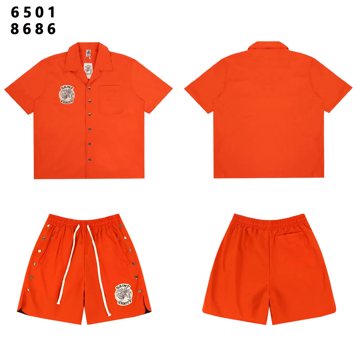 Embroidered Woven Utility Shirt D9011743 — view 6