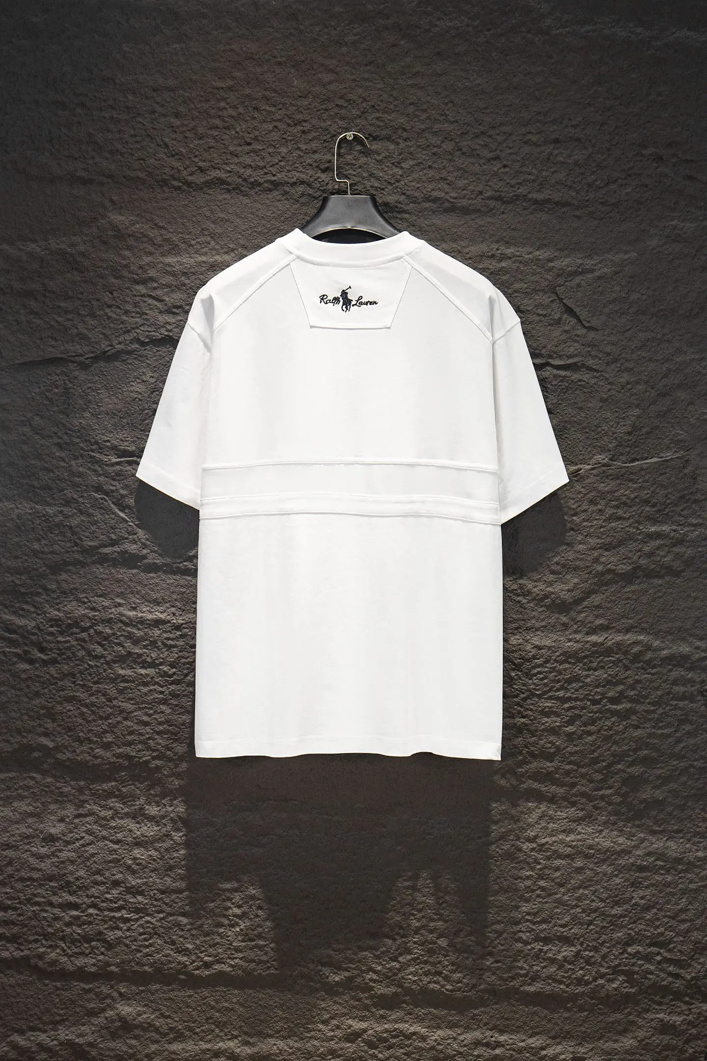 Embroidered Paneled Cotton T-Shirt D12515057 — view 2