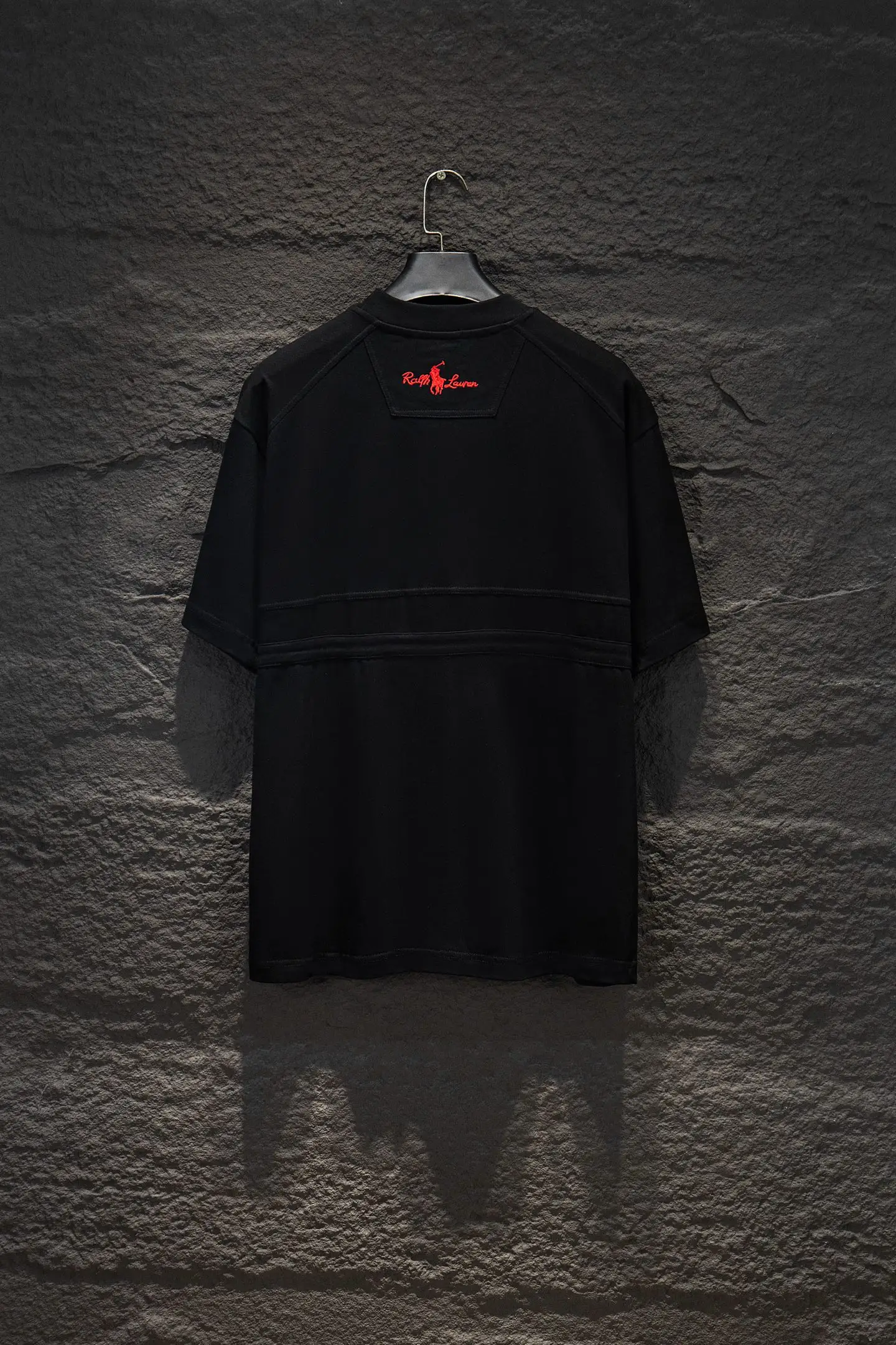 Embroidered Panelled Cotton T-Shirt D12515058 — view 2