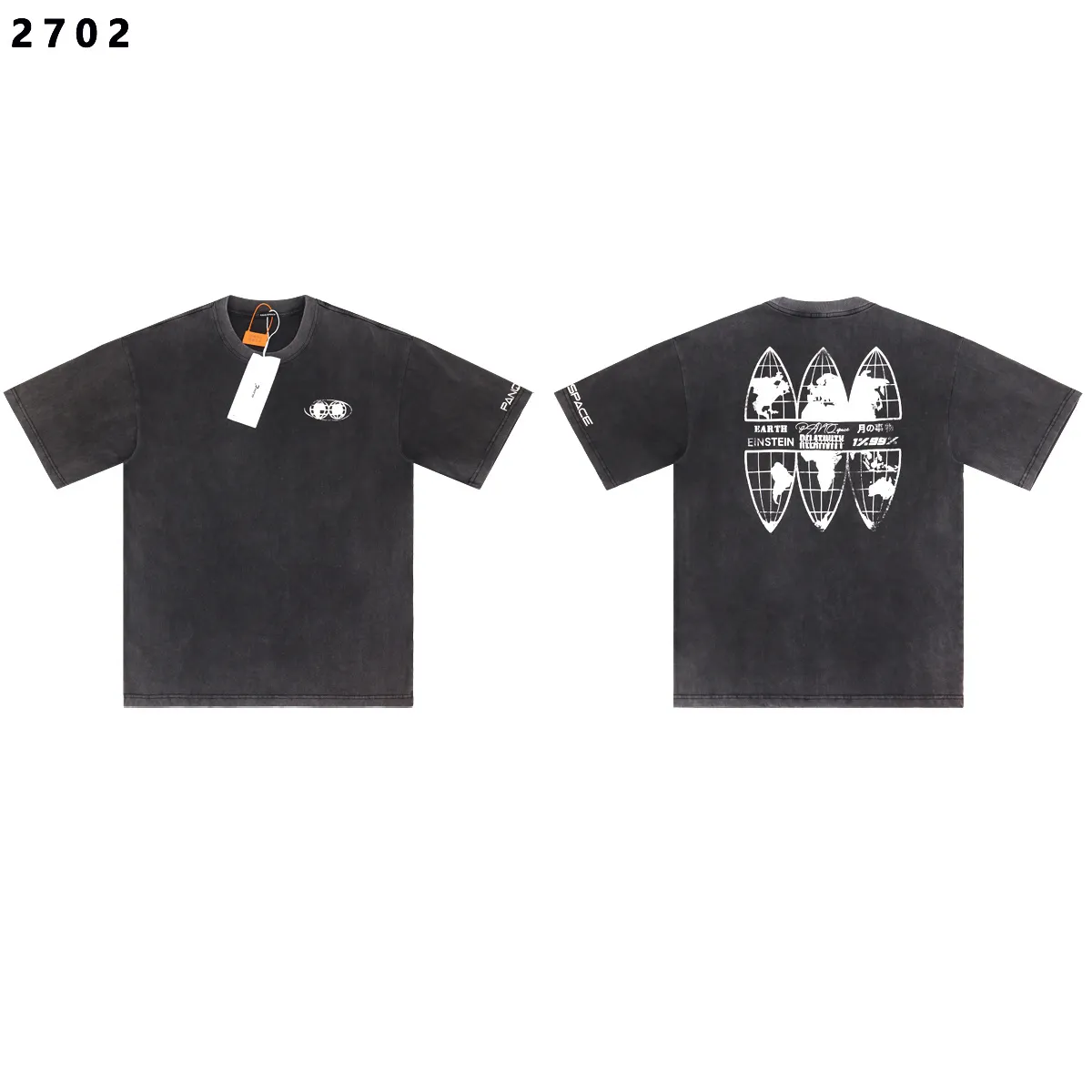 Washed Graphic Print Cotton T-Shirt D8511792 — view 2