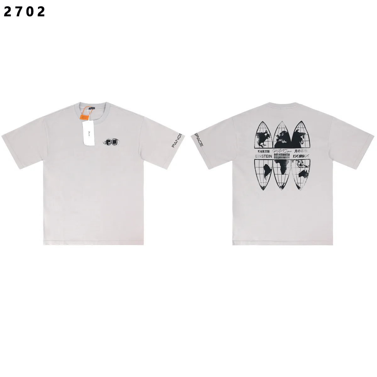 Washed Graphic Print Cotton T-Shirt D8511792 — view 3