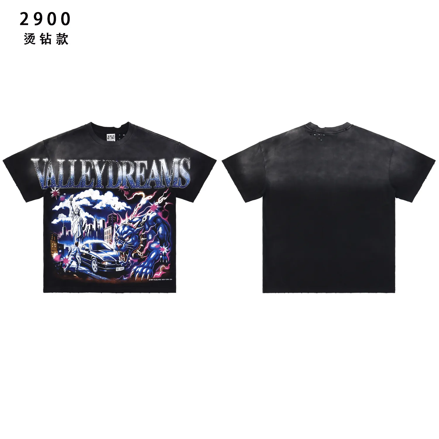 Valley Dreams Rhinestone Graphic T-Shirt D9511818
