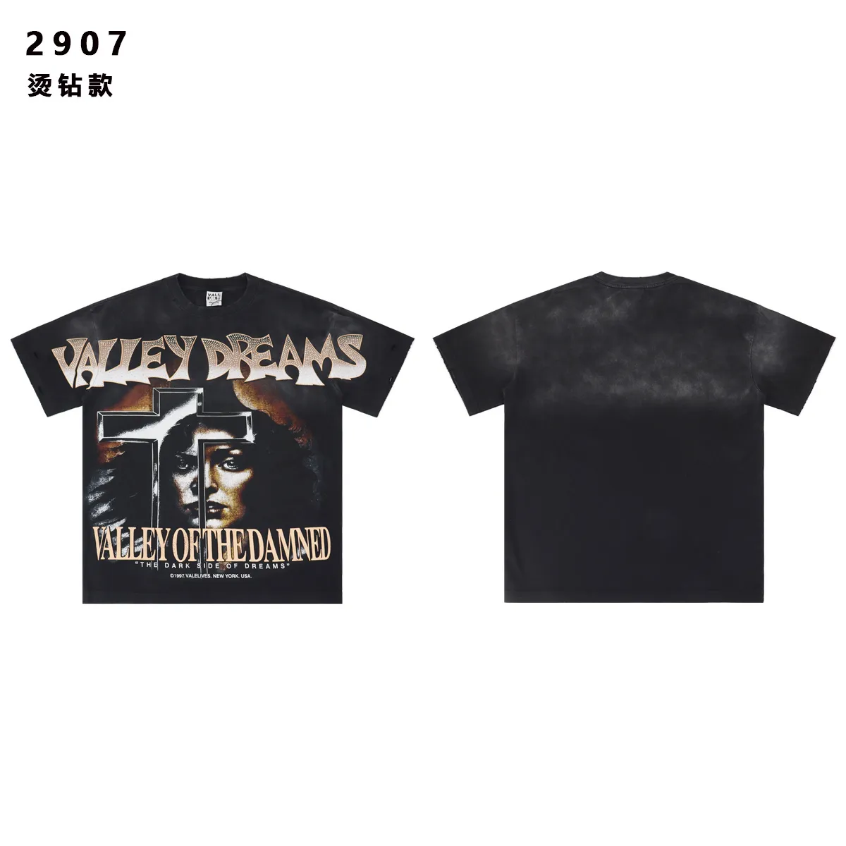 Valley of the Damned Rhinestone Graphic T-Shirt D9511797