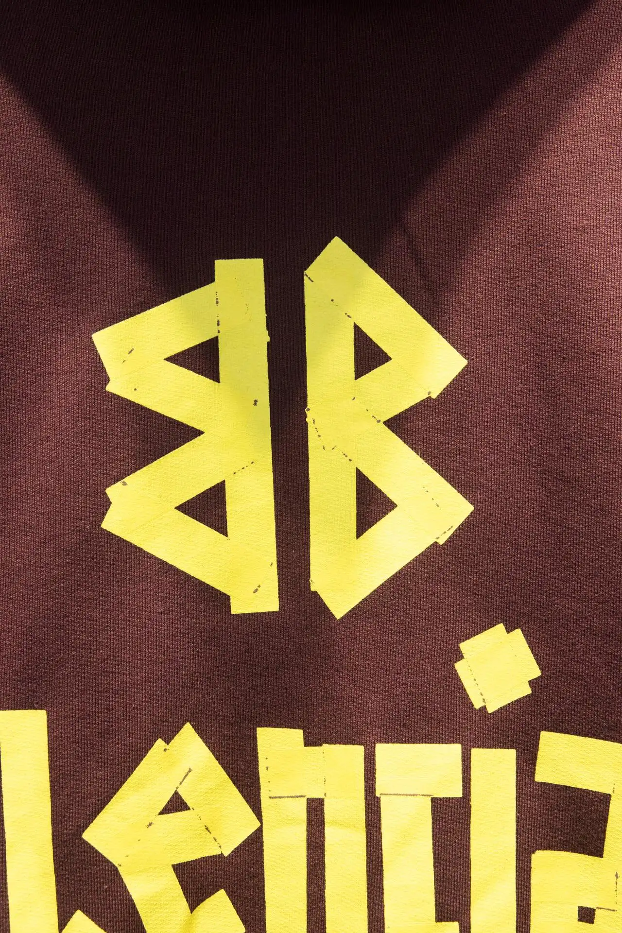 Tape Logo Distressed Oversized Hoodie D19523003 — view 5