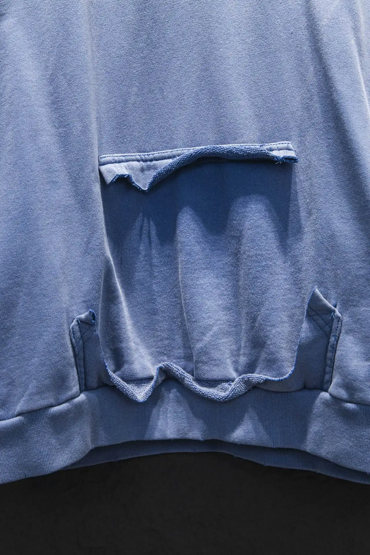 Tape Logo Distressed Oversized Hoodie D19523001 — view 7