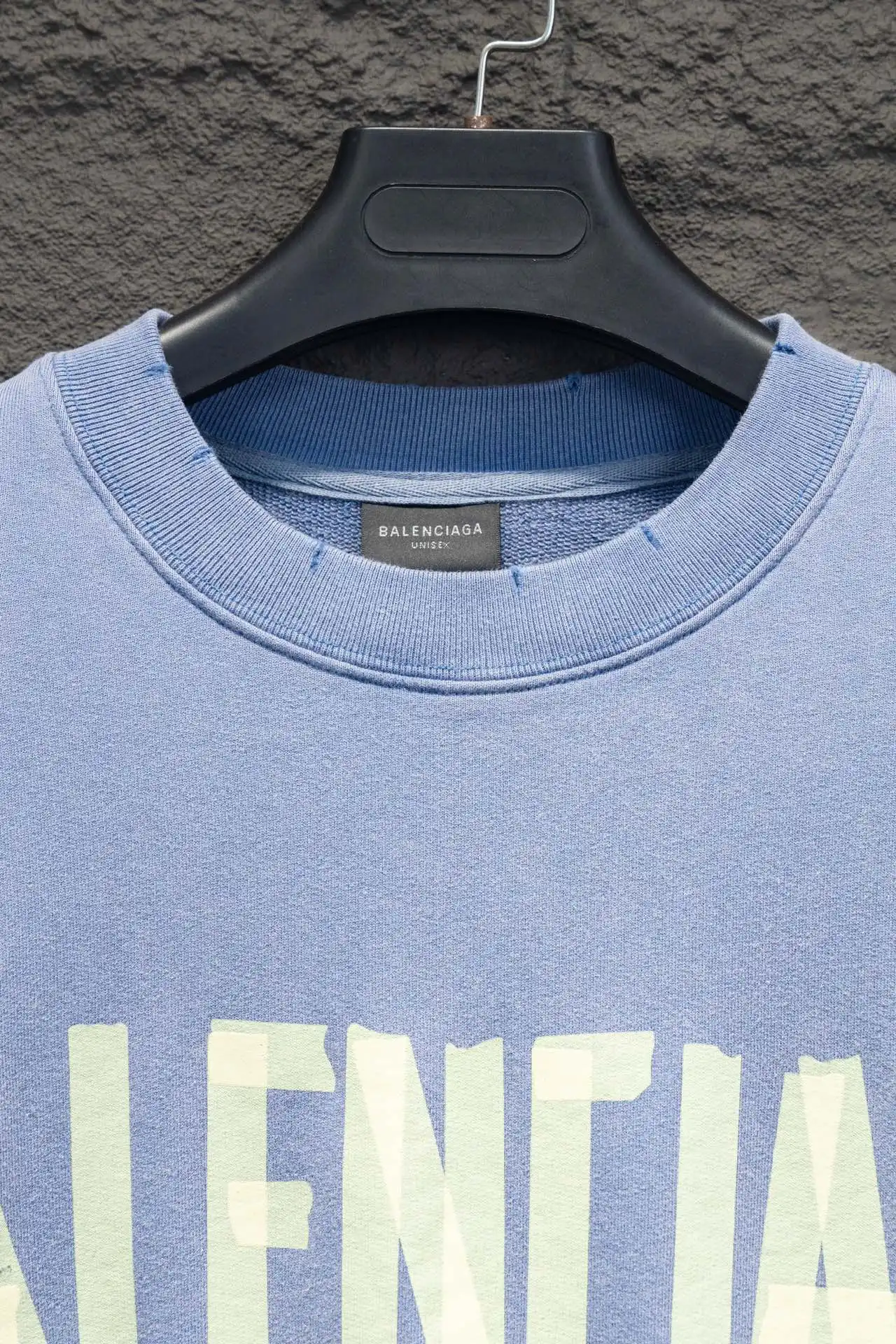 Tape Logo Distressed Oversized Sweatshirt D16522995 — view 3