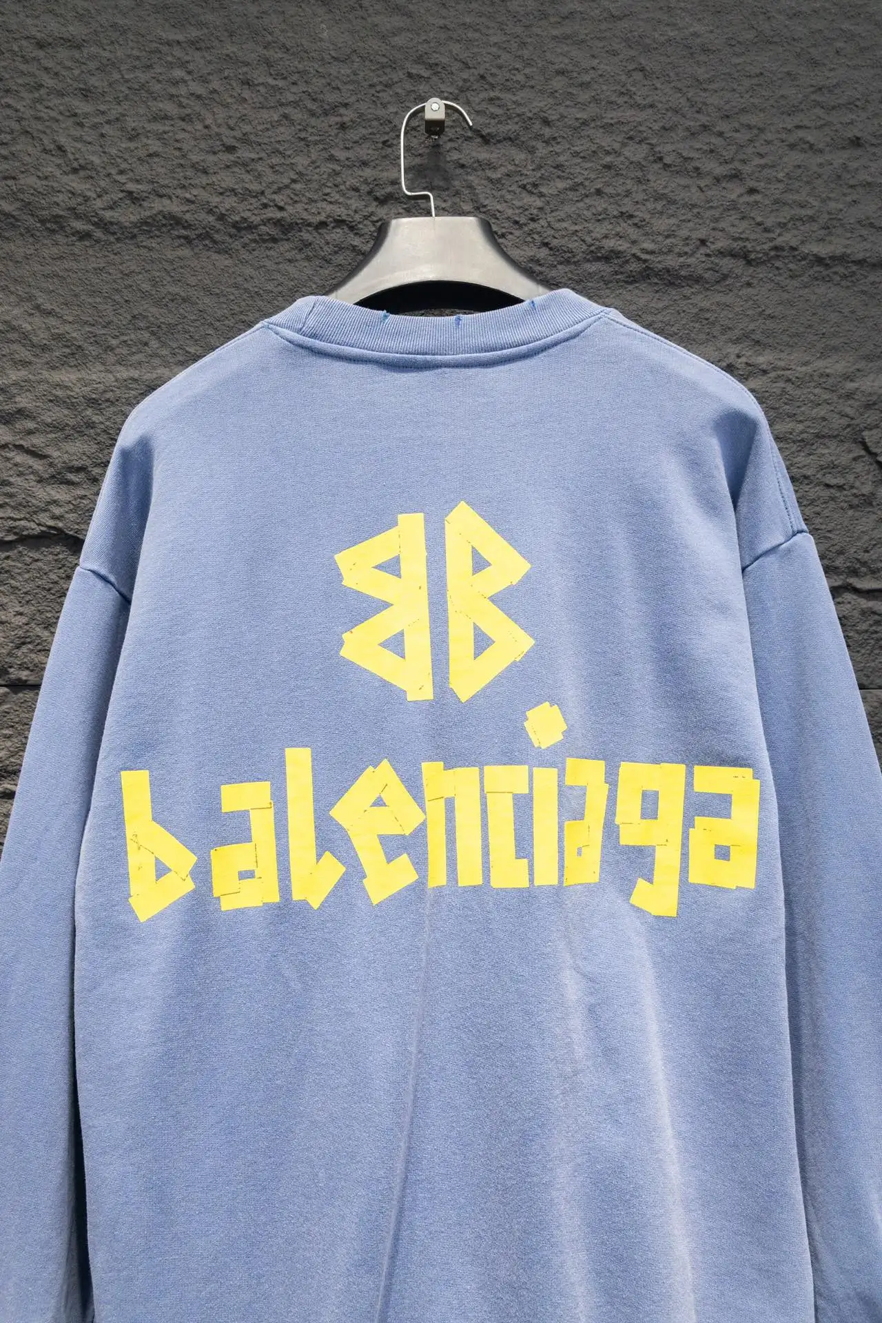 Tape Logo Distressed Oversized Sweatshirt D16522995 — view 7