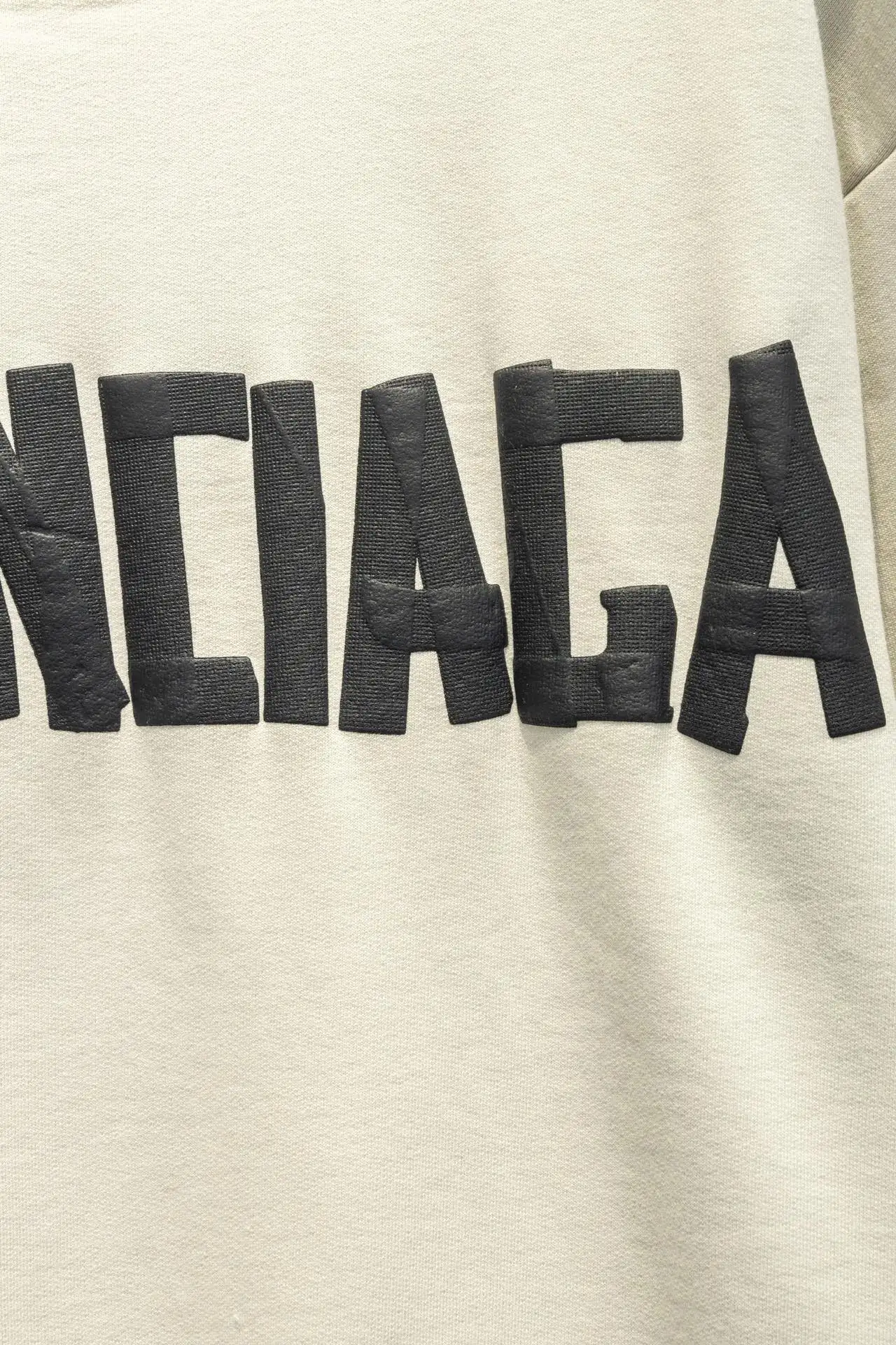 Logo-Print Distressed Cotton-Jersey Sweatshirt D15523011 — view 6