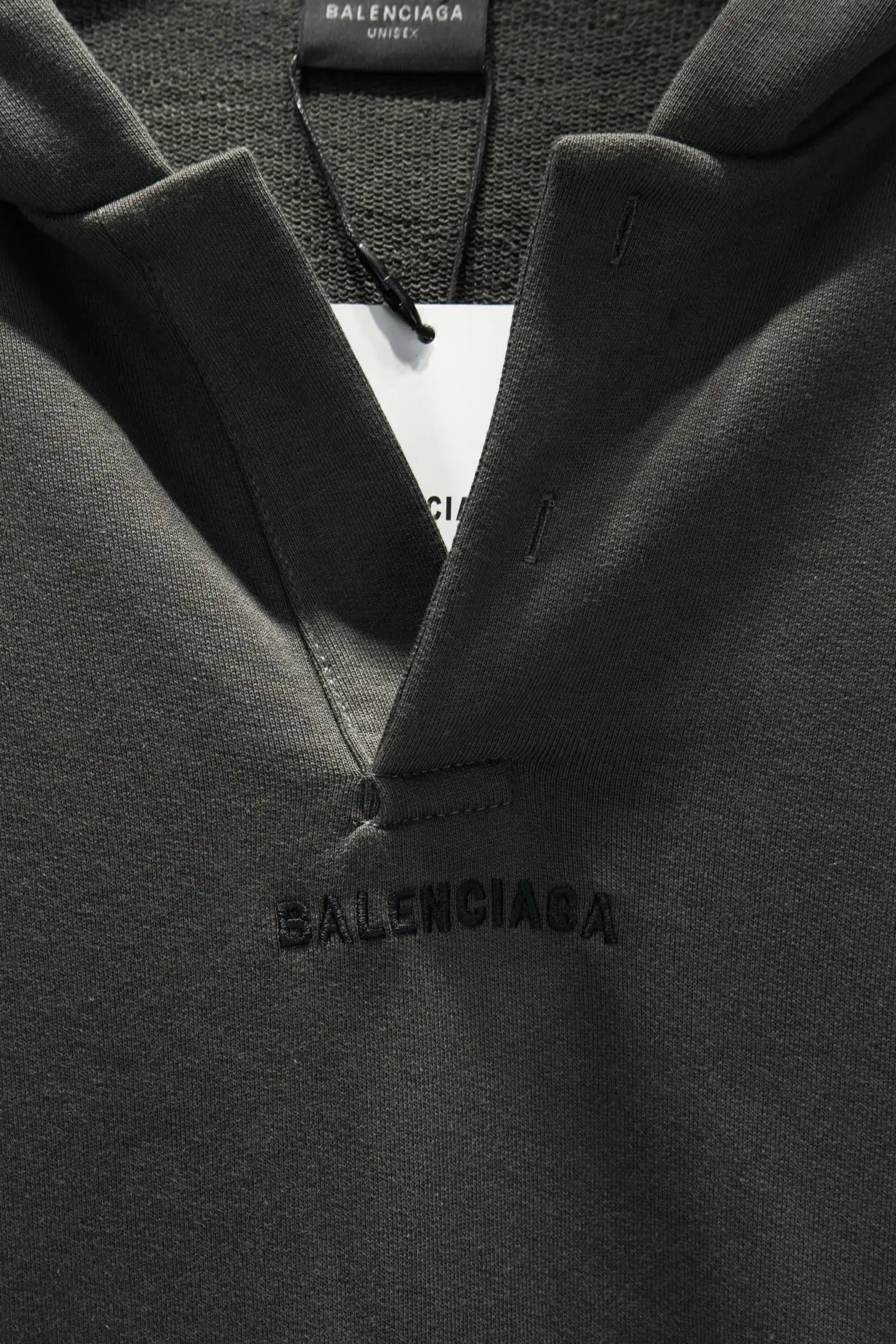 Oversized Embroidered Cotton-Jersey Hoodie D18922990 — view 3