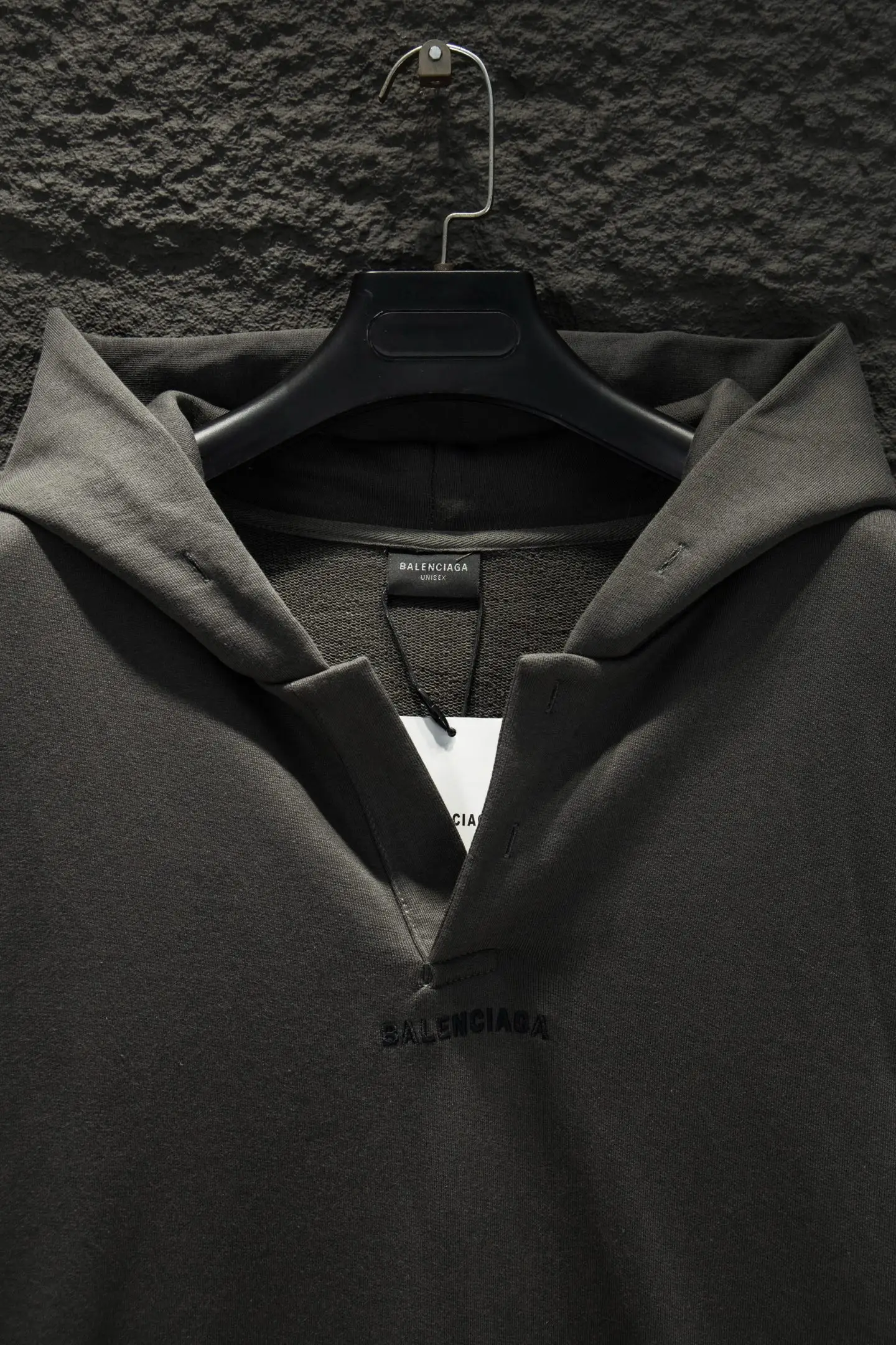 Oversized Embroidered Cotton-Jersey Hoodie D18922990 — view 5