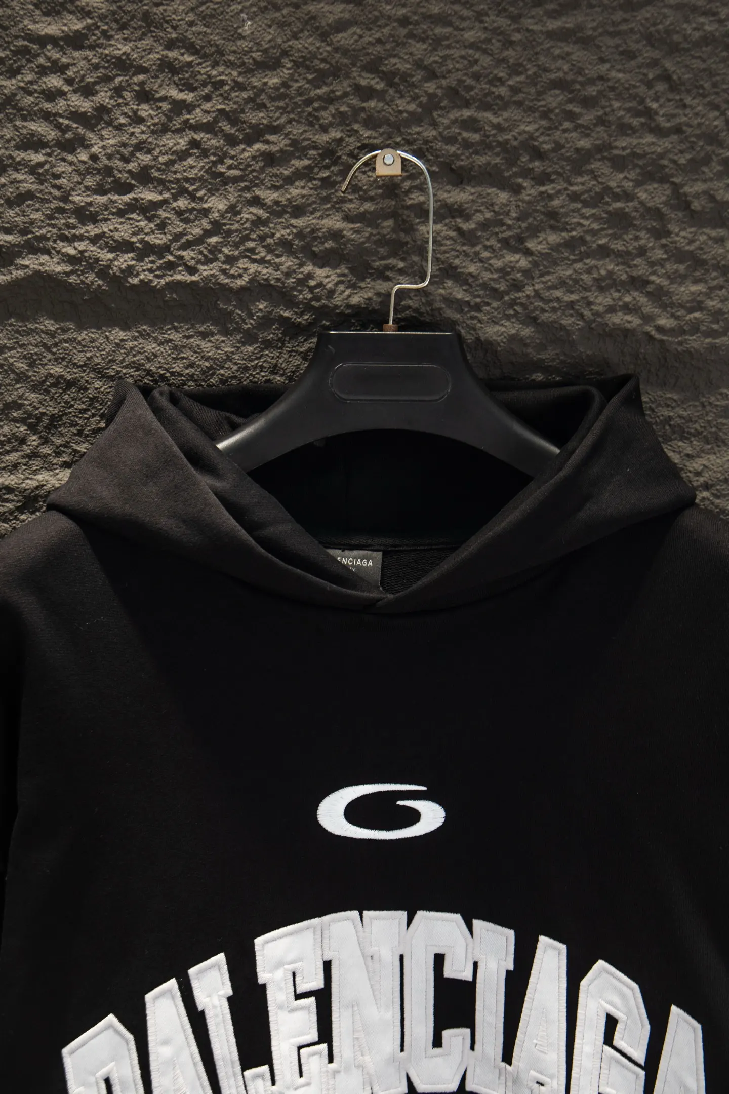 Oversized Jersey-Style Embroidered Hoodie D19522987 — view 3
