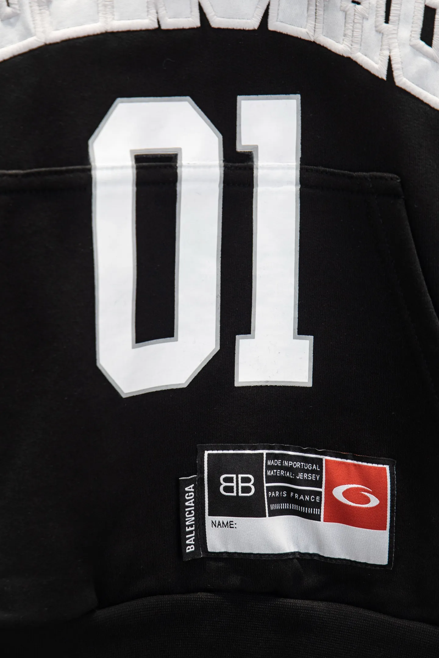 Oversized Jersey-Style Embroidered Hoodie D19522987 — view 5