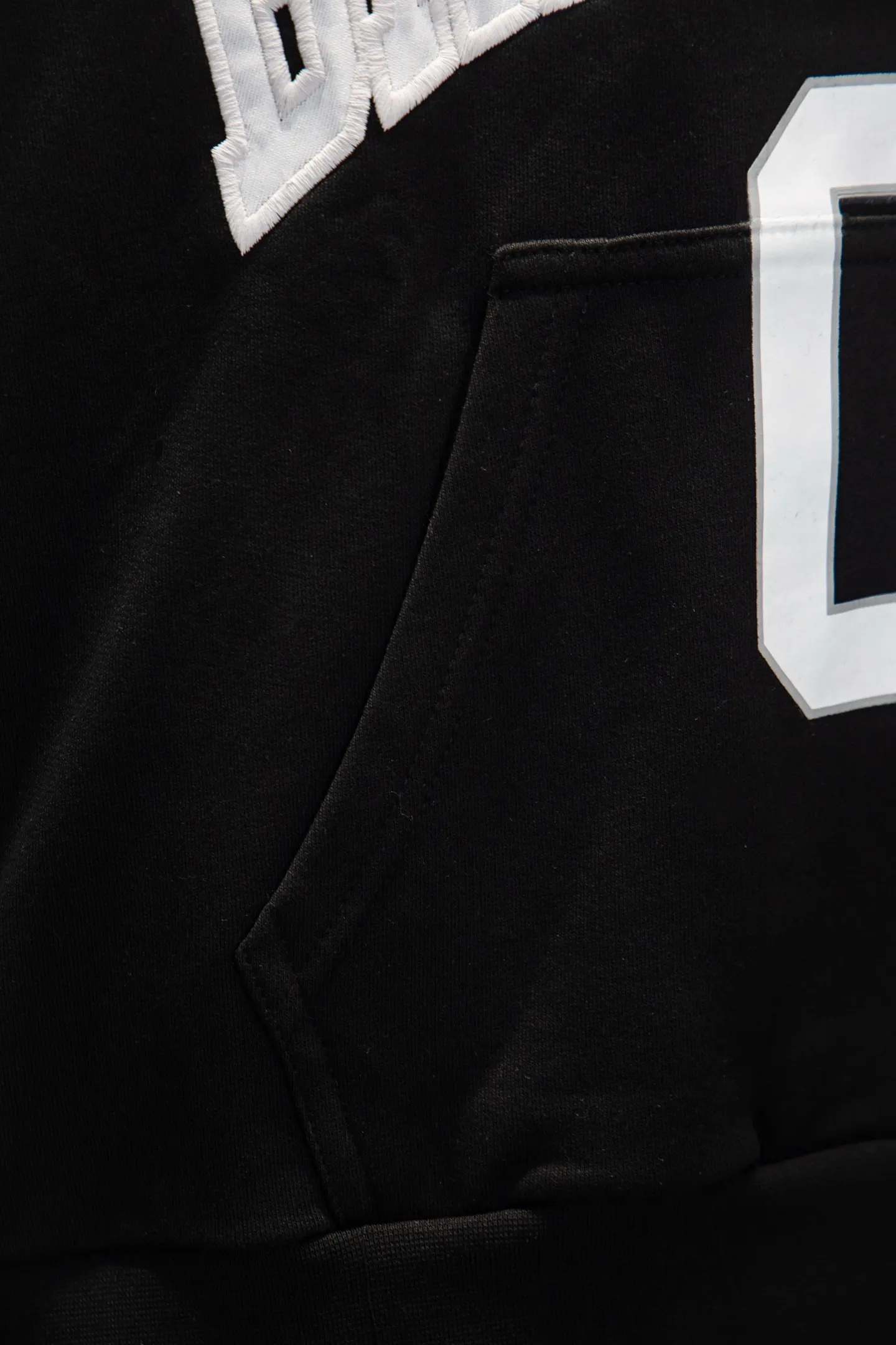 Oversized Jersey-Style Embroidered Hoodie D19522987 — view 8