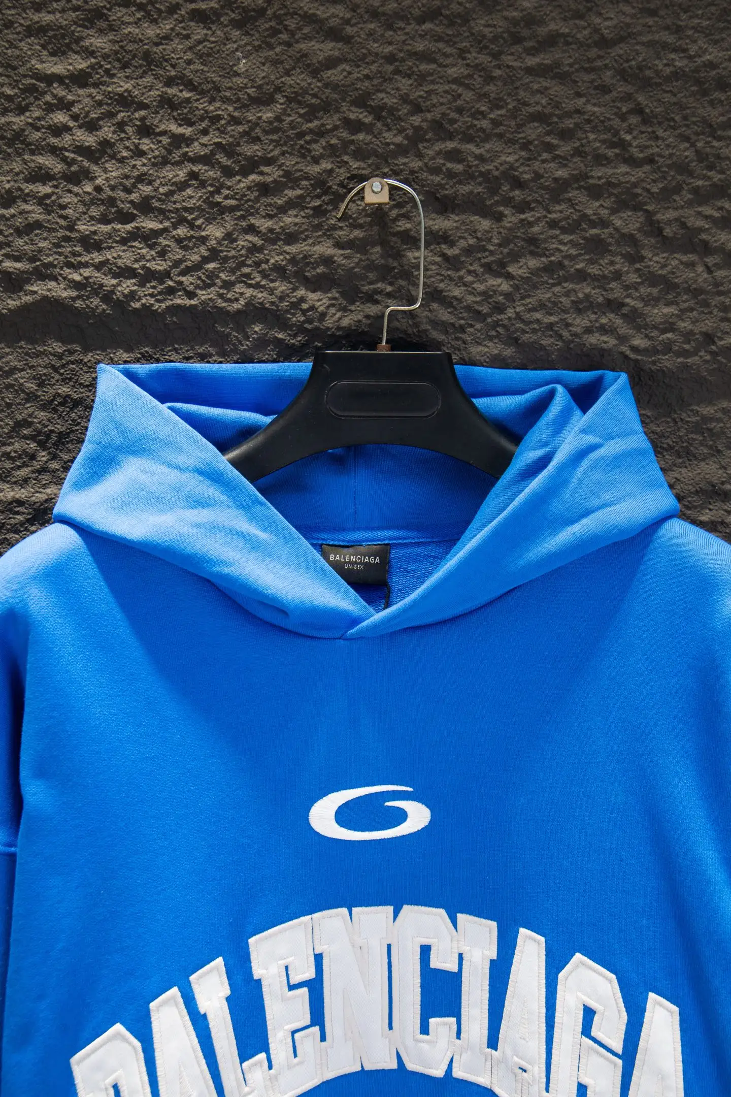 Oversized Jersey-Style Embroidered Hoodie D19522985 — view 3