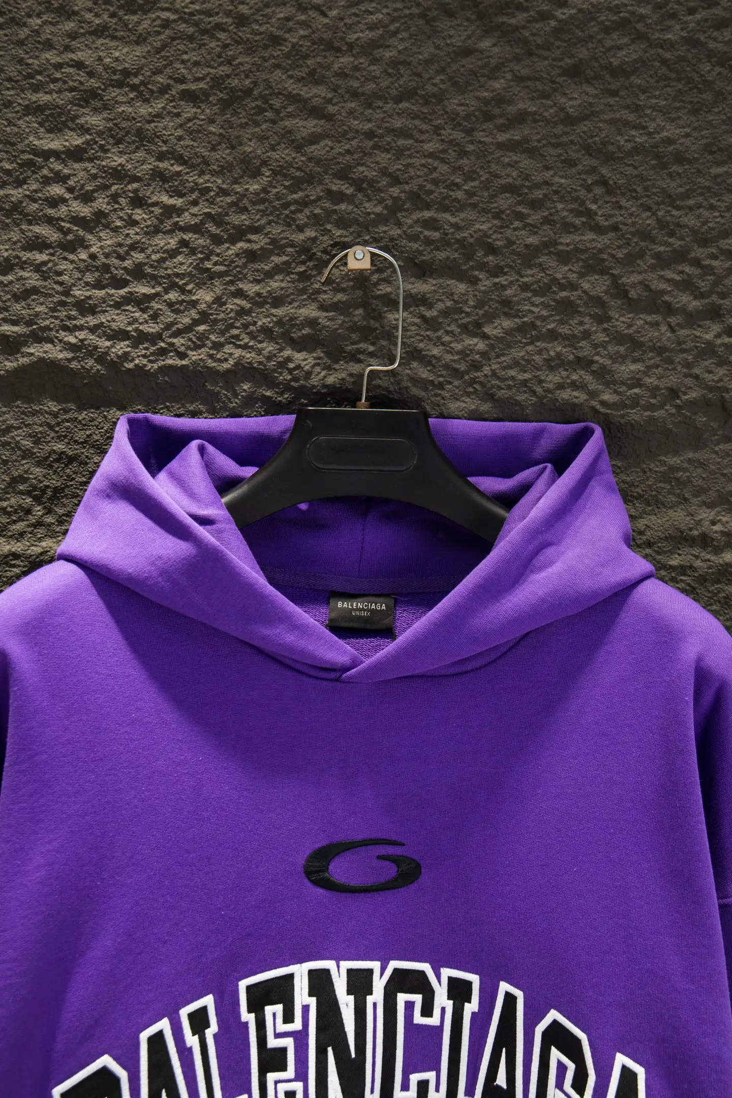 Oversized Jersey-Style Logo Hoodie D19522986 — view 3