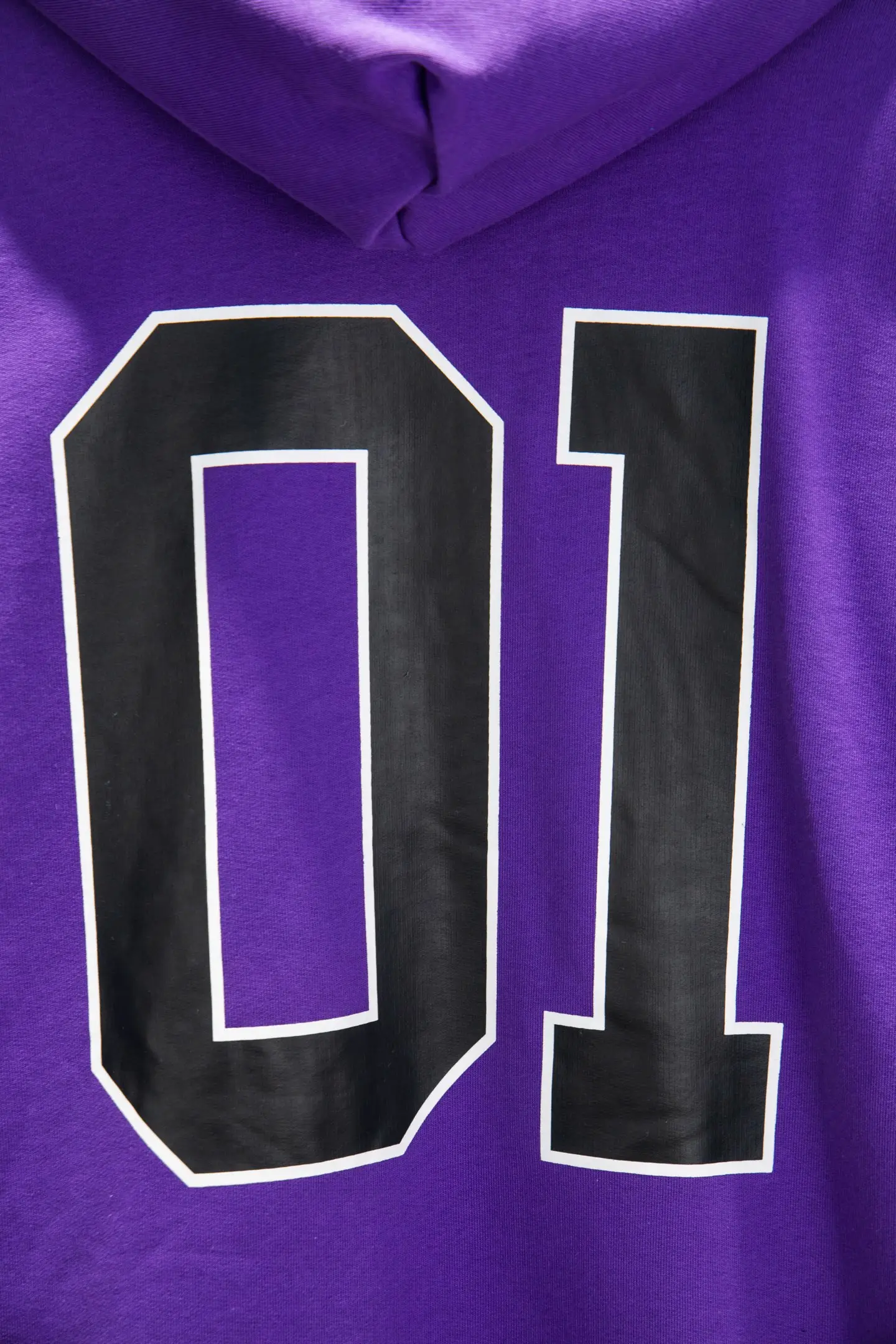 Oversized Jersey-Style Logo Hoodie D19522986 — view 8