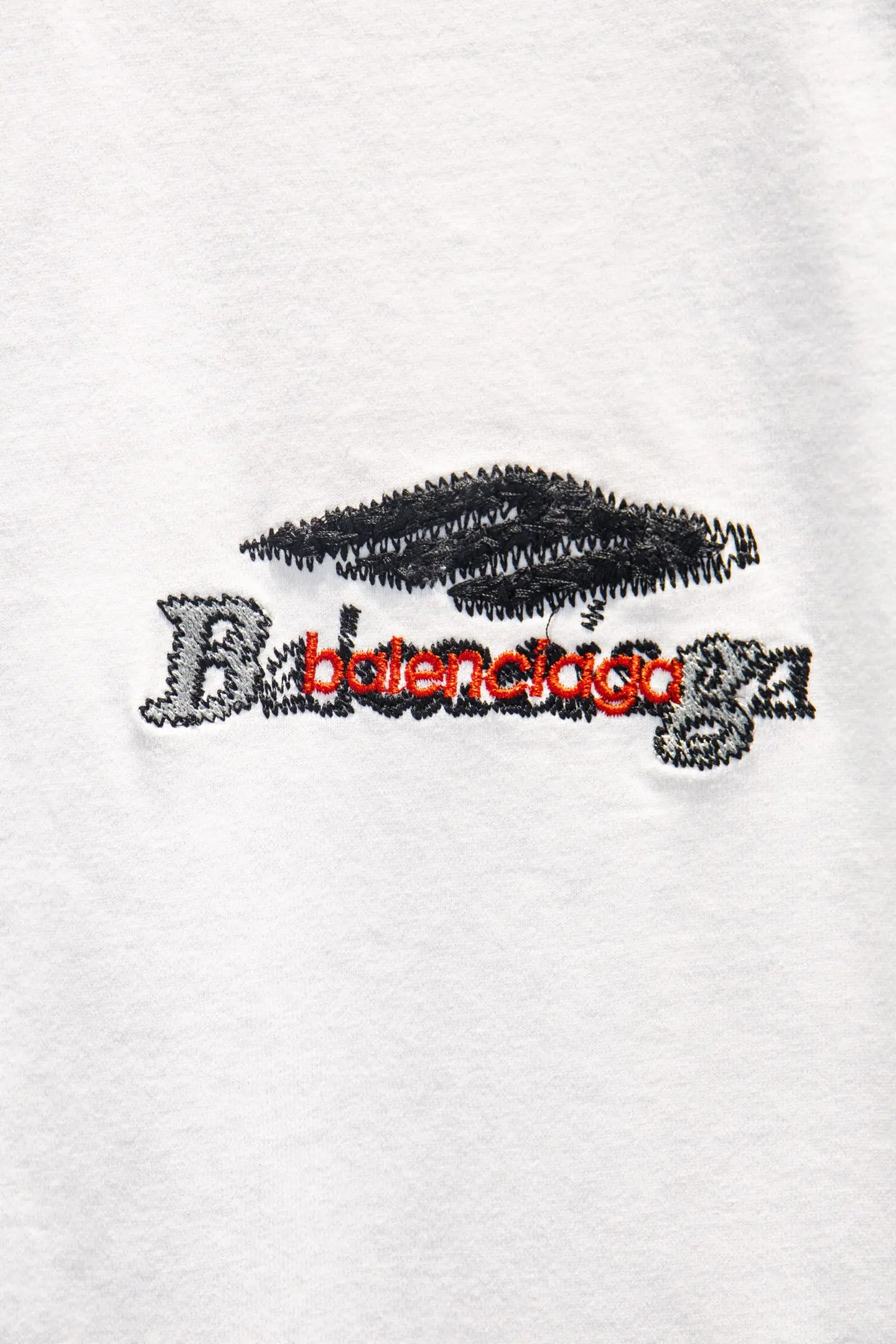 Distressed Embroidered Oversized T-Shirt D13014992 — view 4