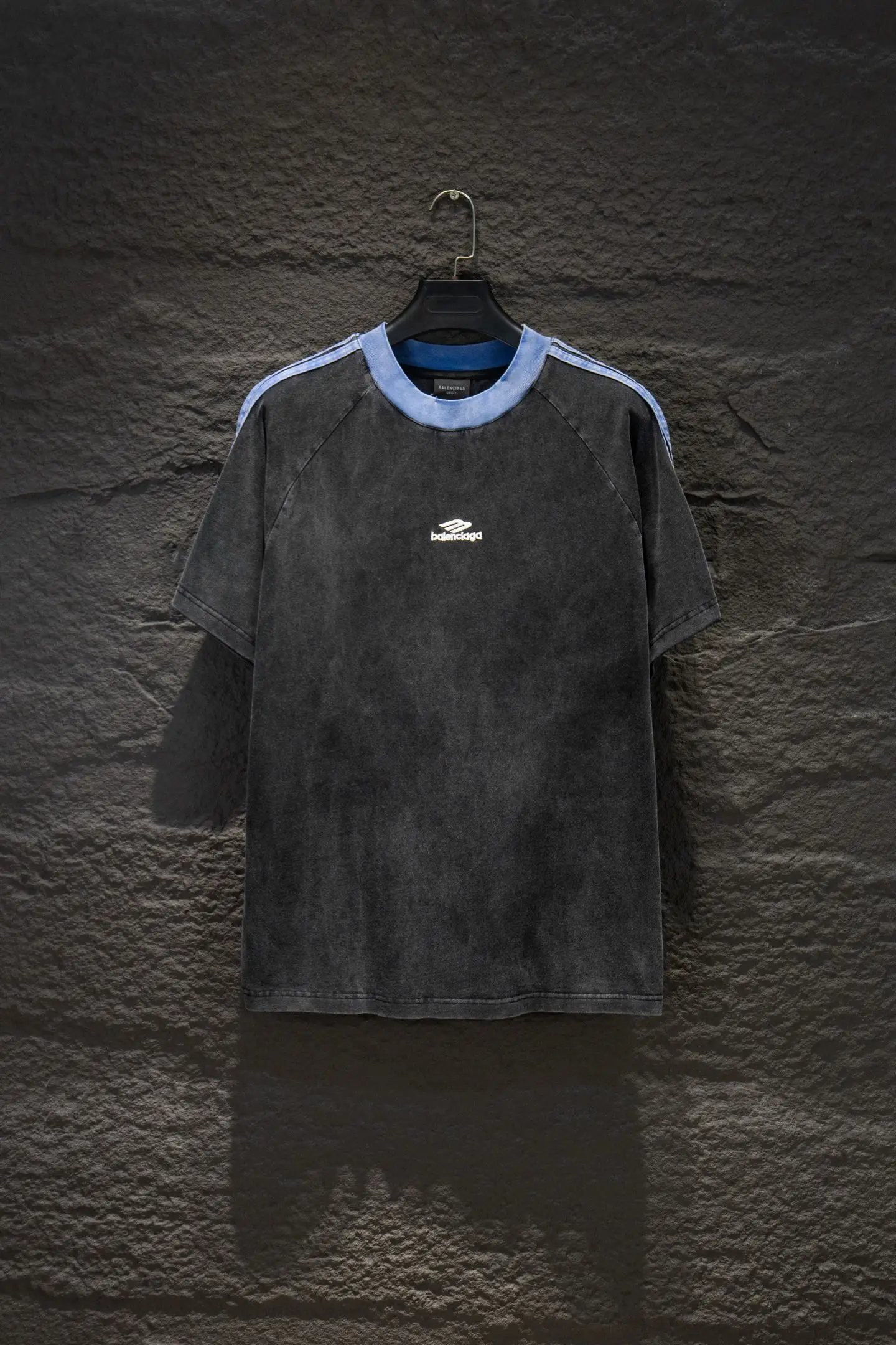 Logo-Embroidered Washed Cotton T-Shirt D13014987