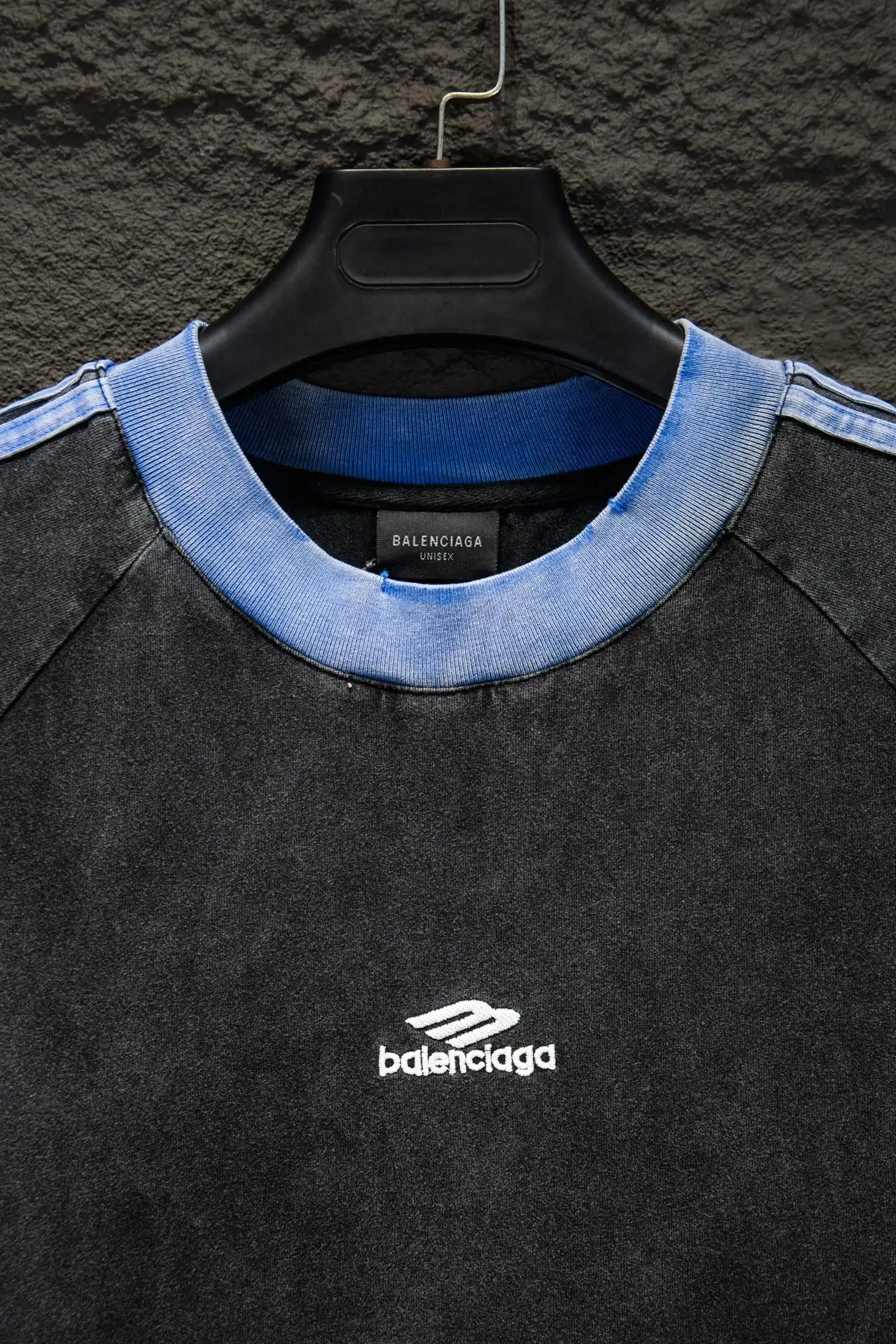 Logo-Embroidered Washed Cotton T-Shirt D13014987 — view 3