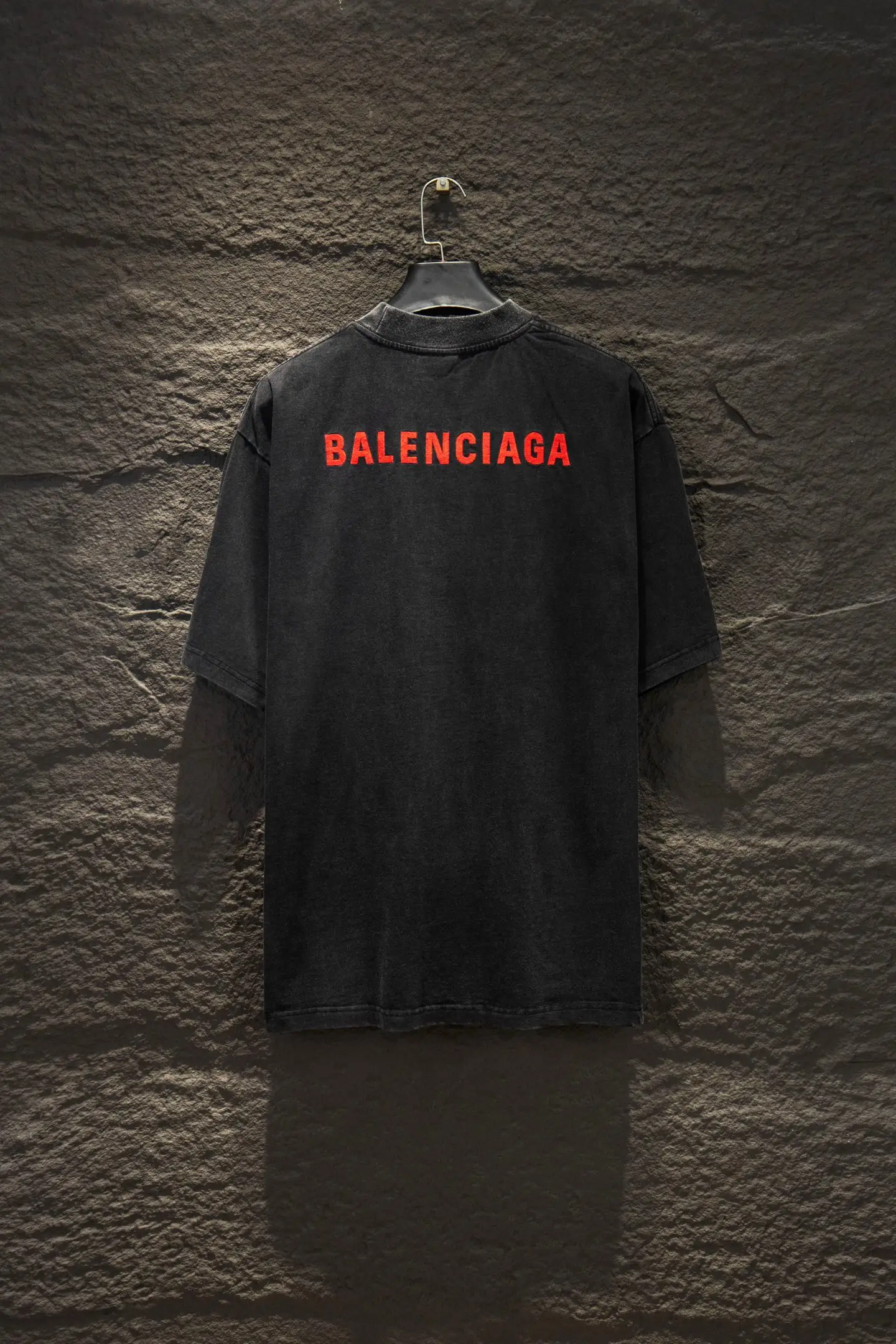 Logo-Embroidered Oversized Washed Cotton T-Shirt D12514986 — view 2