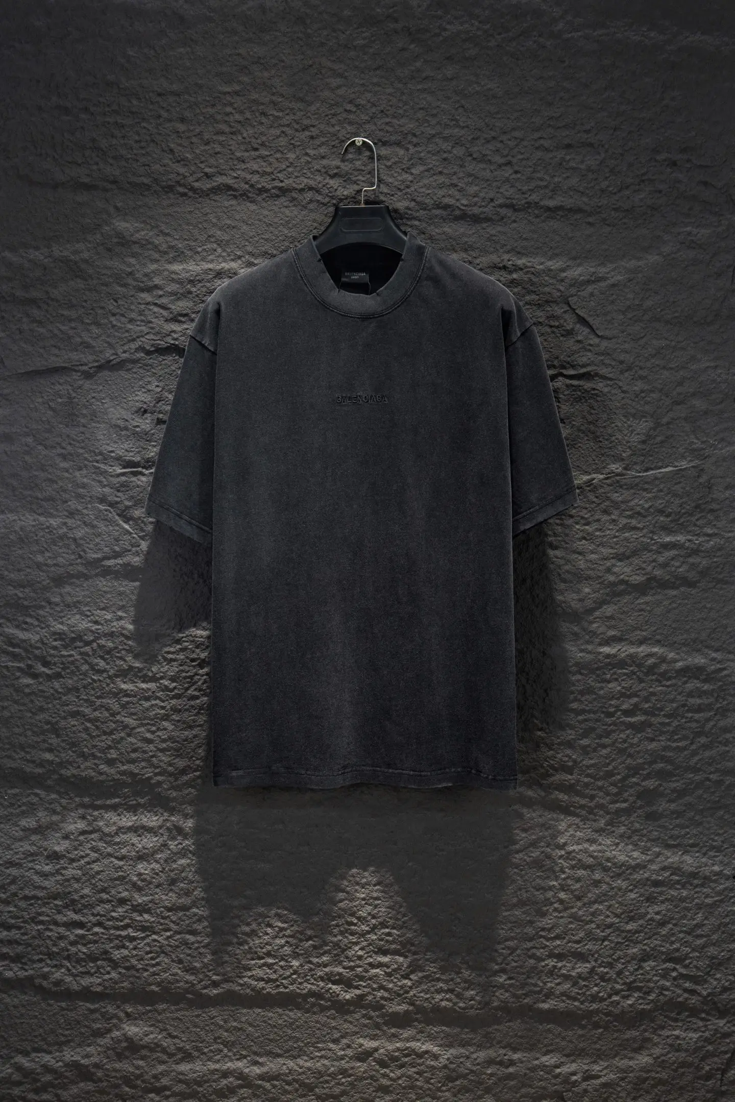 Oversized Distressed Logo-Embroidered T-Shirt D13514983
