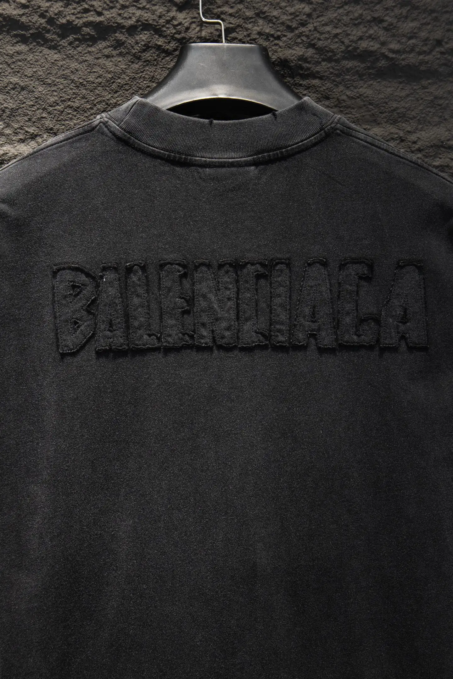 Oversized Distressed Logo-Embroidered T-Shirt D13514983 — view 5