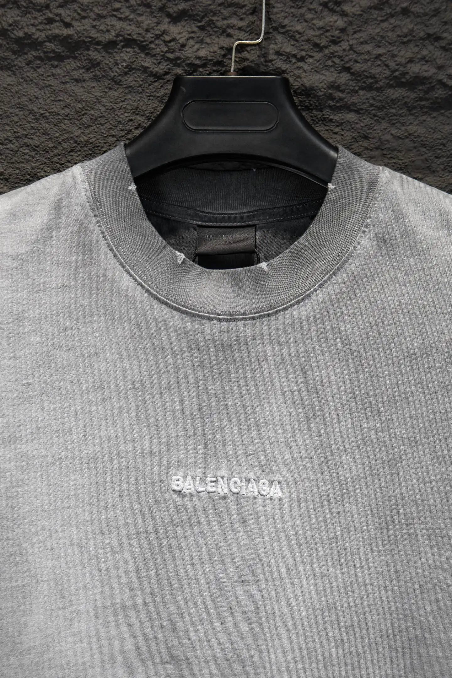 Oversized Distressed Logo-Embroidered T-Shirt D13514982 — view 3