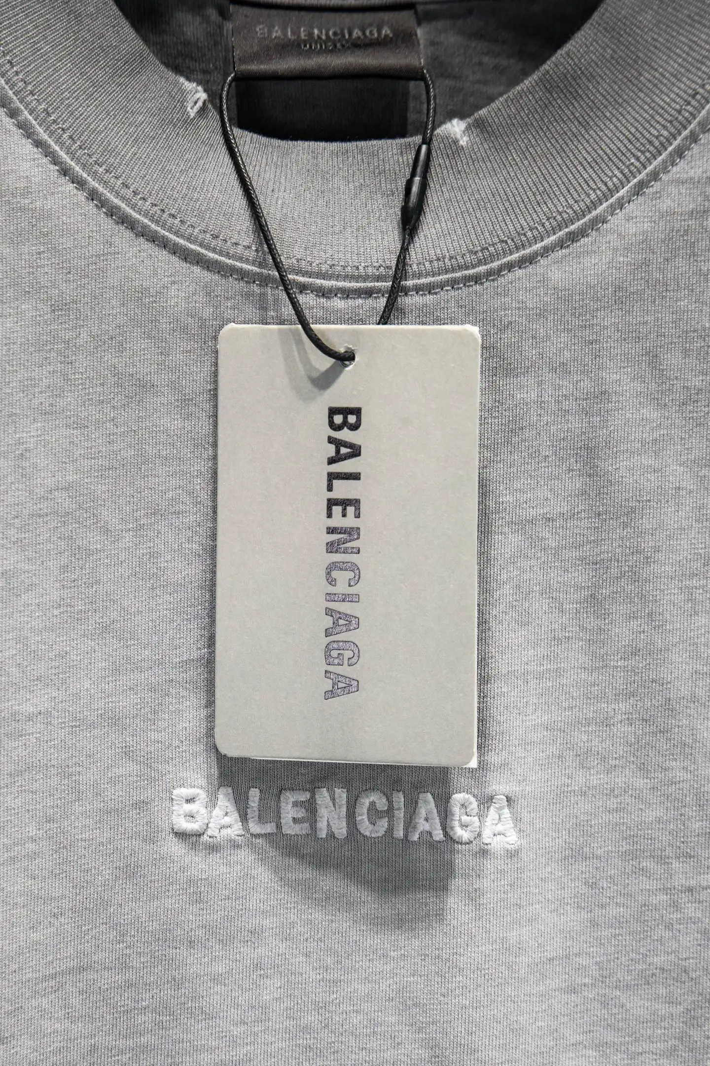 Oversized Distressed Logo-Embroidered T-Shirt D13514982 — view 8