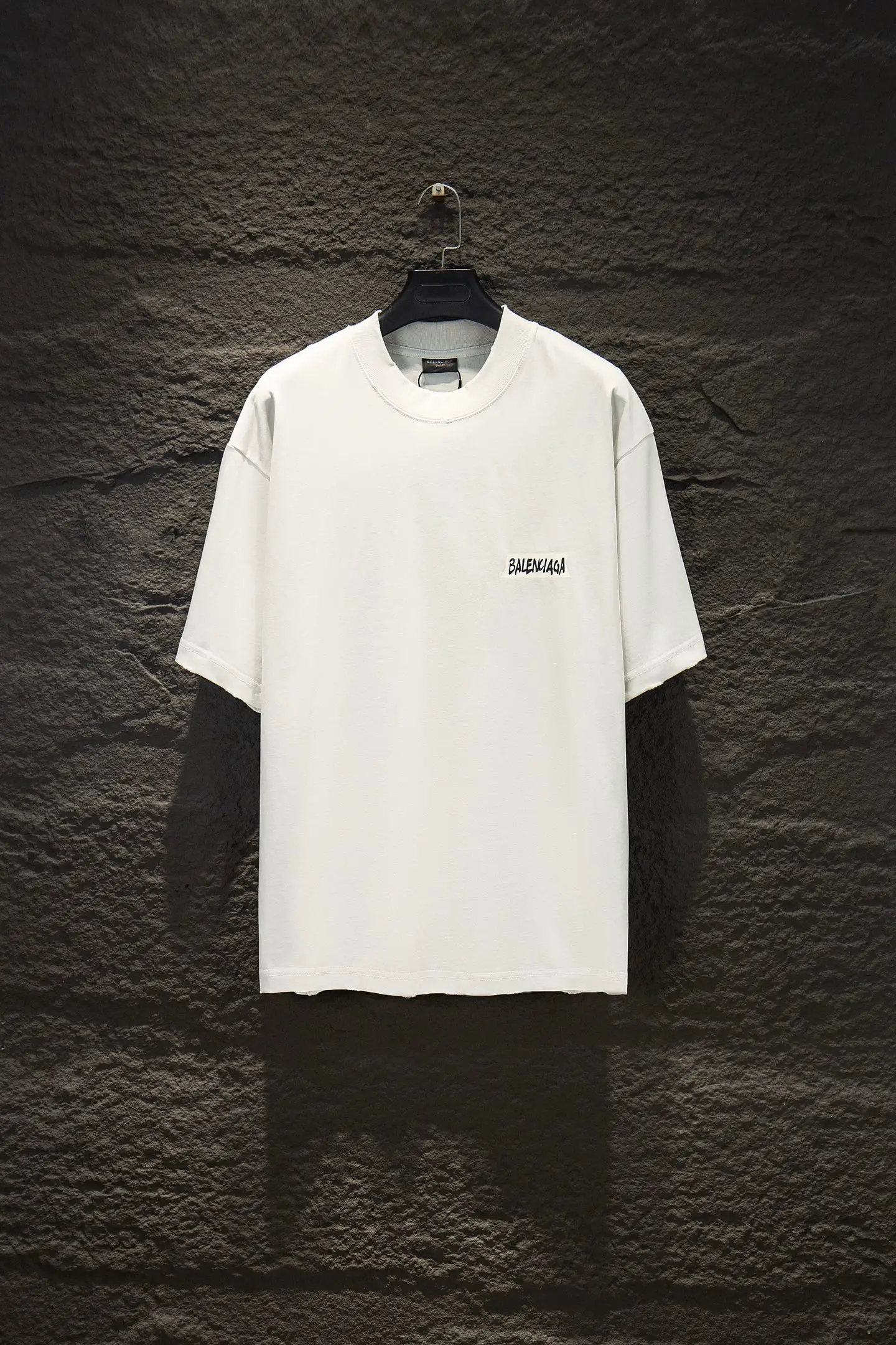 Oversized Distressed Logo-Print Cotton T-Shirt D13014980