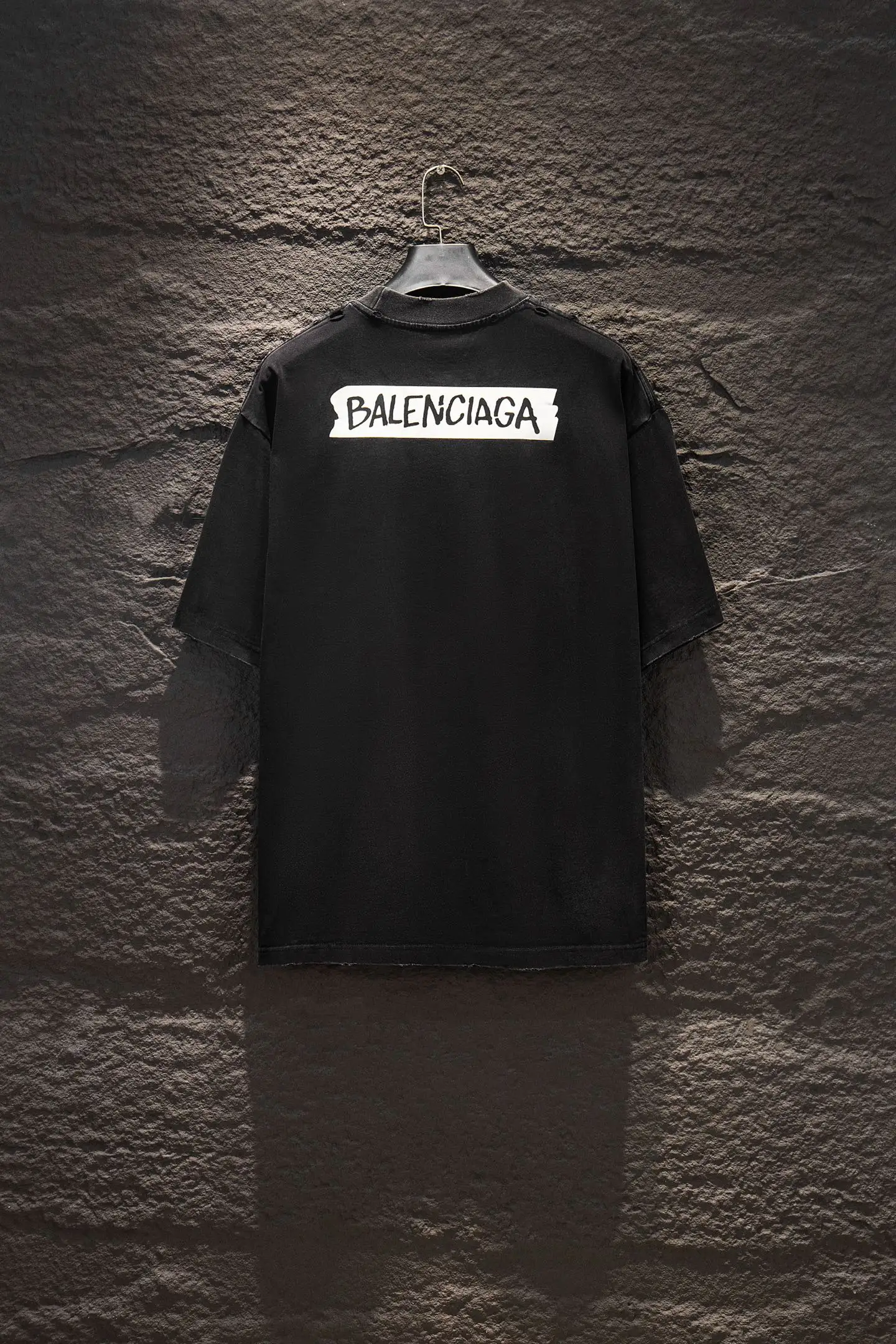 Oversized Distressed Logo T-Shirt D13014981 — view 2