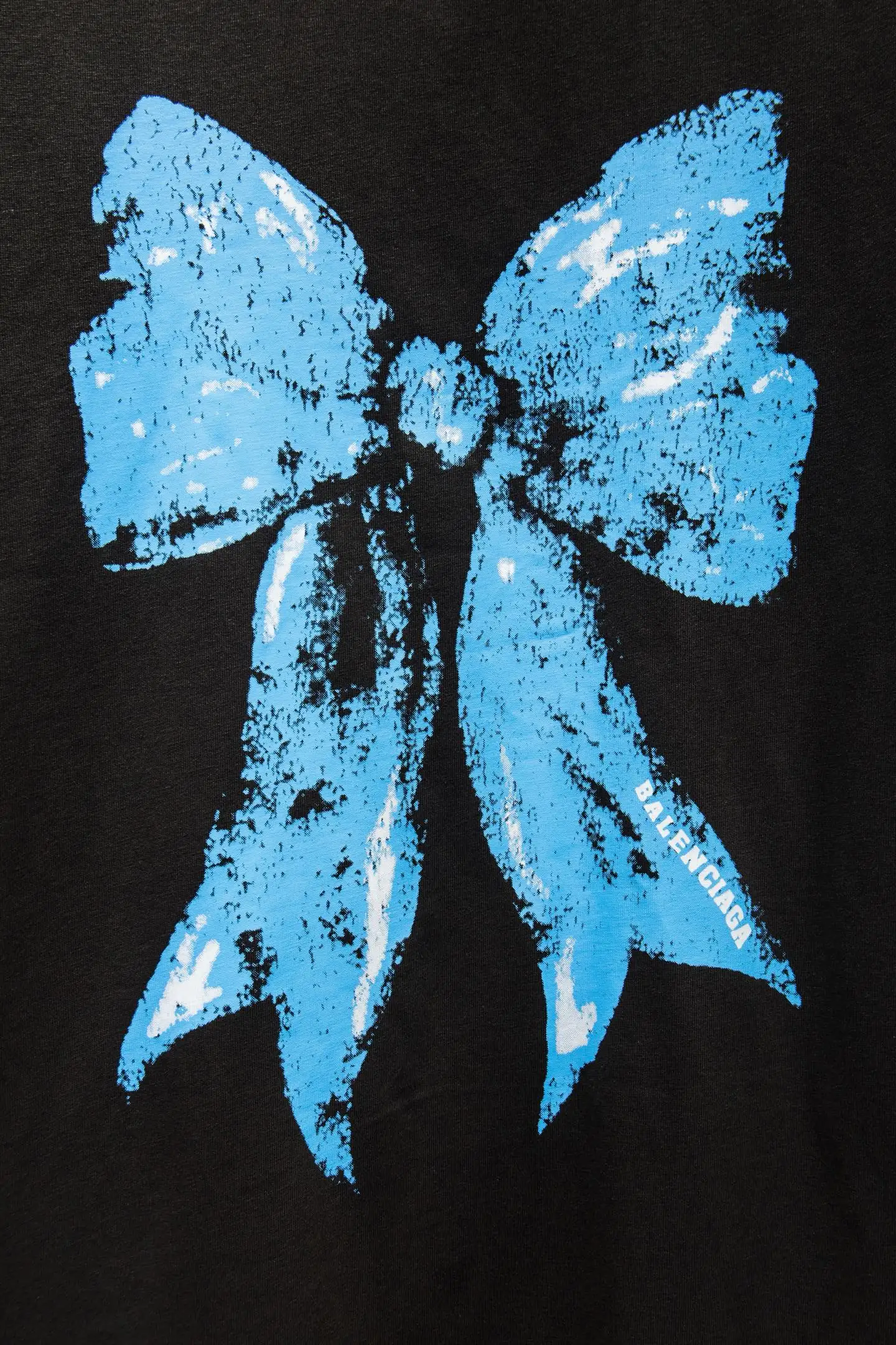Oversized Bow Graphic Cotton T-Shirt D11914979 — view 4