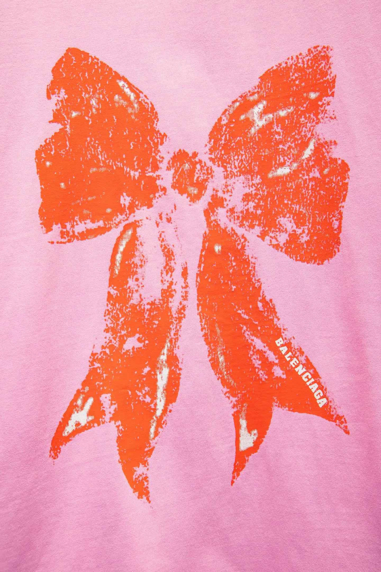 Oversized Bow Print Cotton T-Shirt D11914978 — view 4