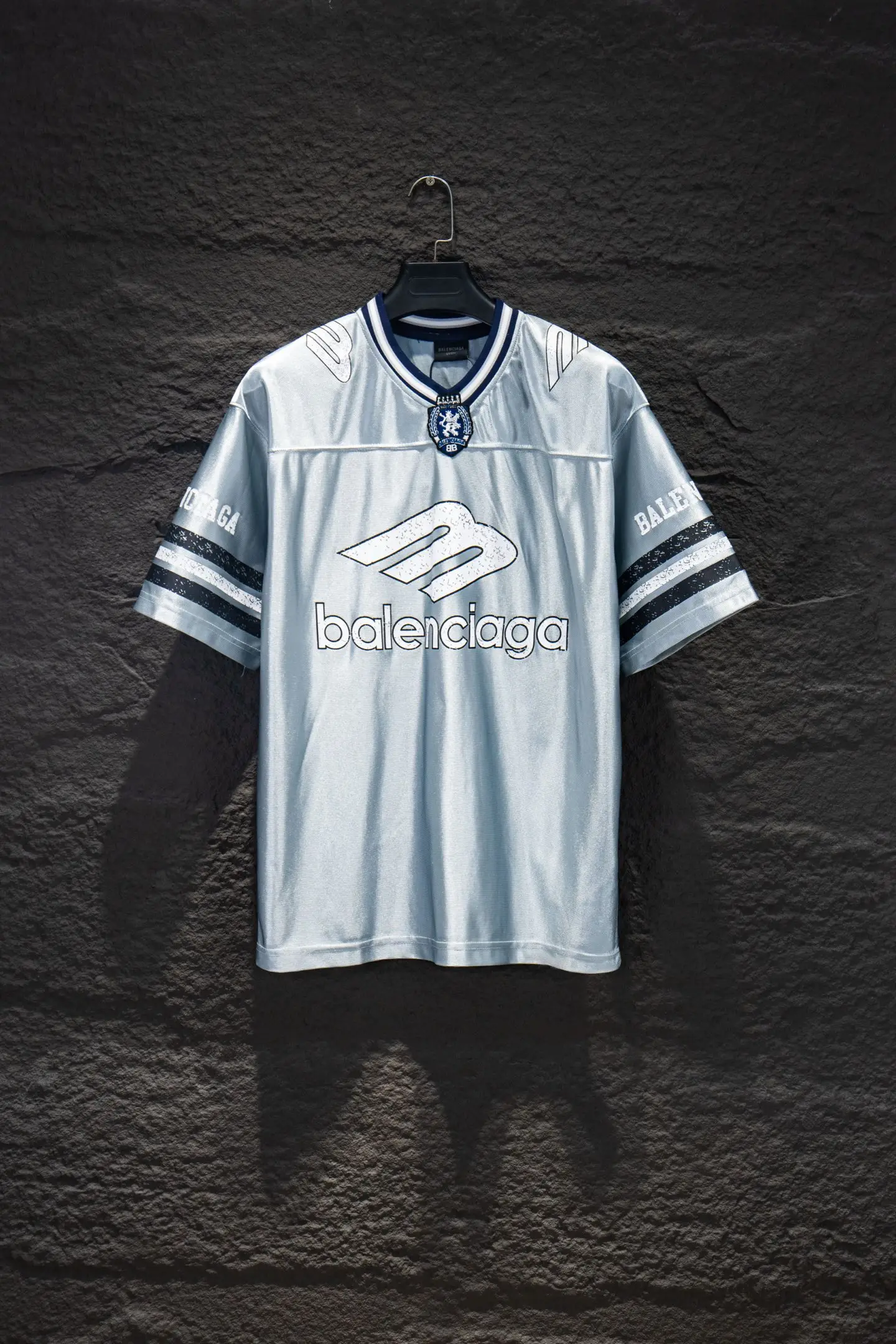 Oversized Logo-Print Mesh Jersey D13514970