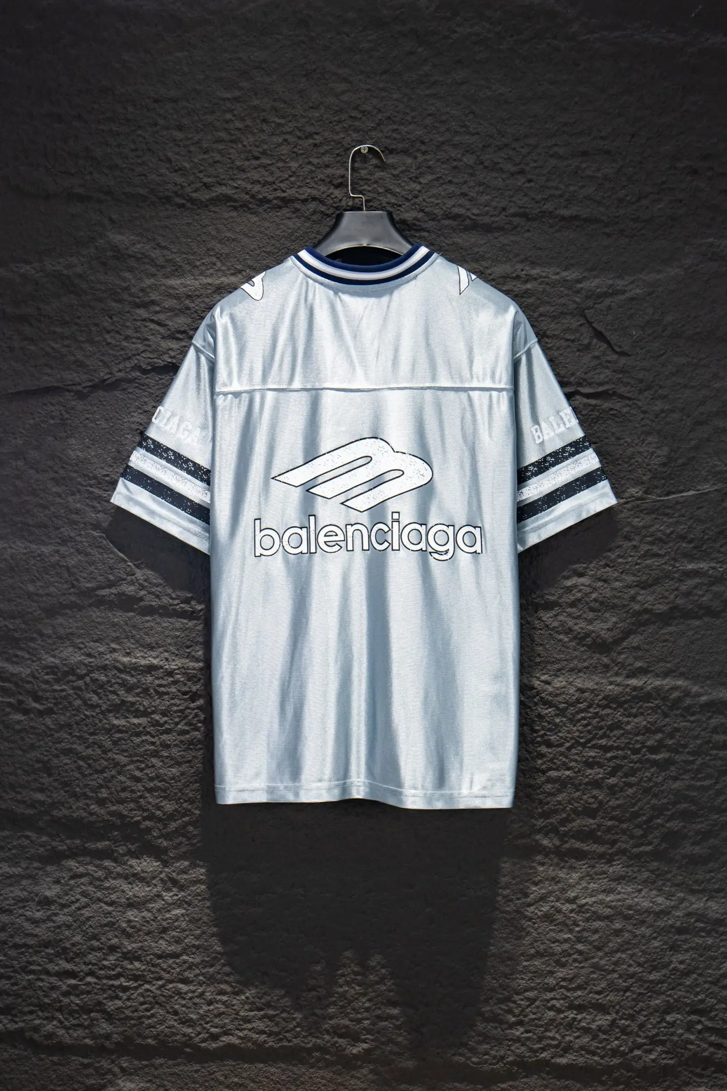 Oversized Logo-Print Mesh Jersey D13514970 — view 2