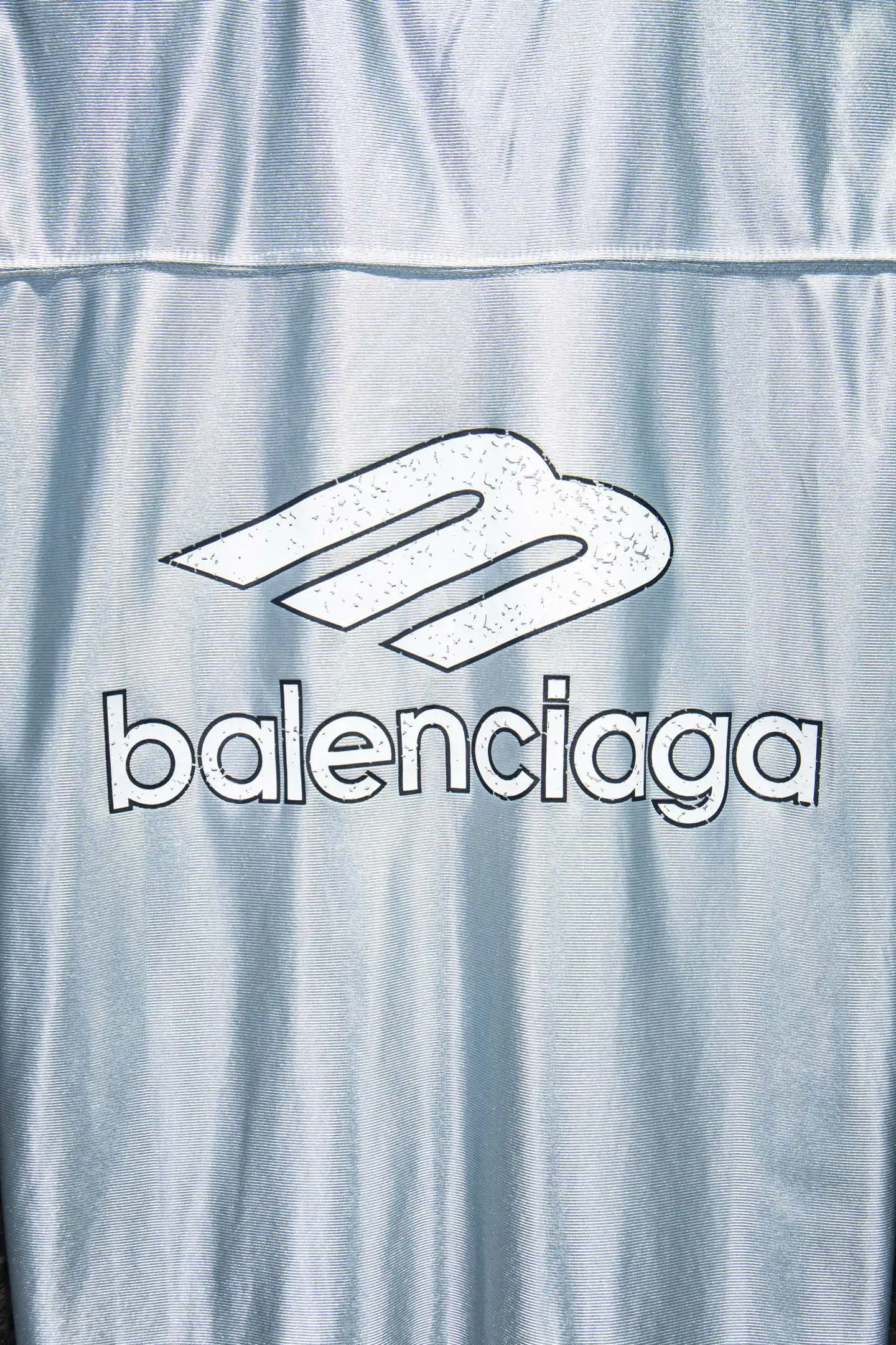 Oversized Logo-Print Mesh Jersey D13514970 — view 5