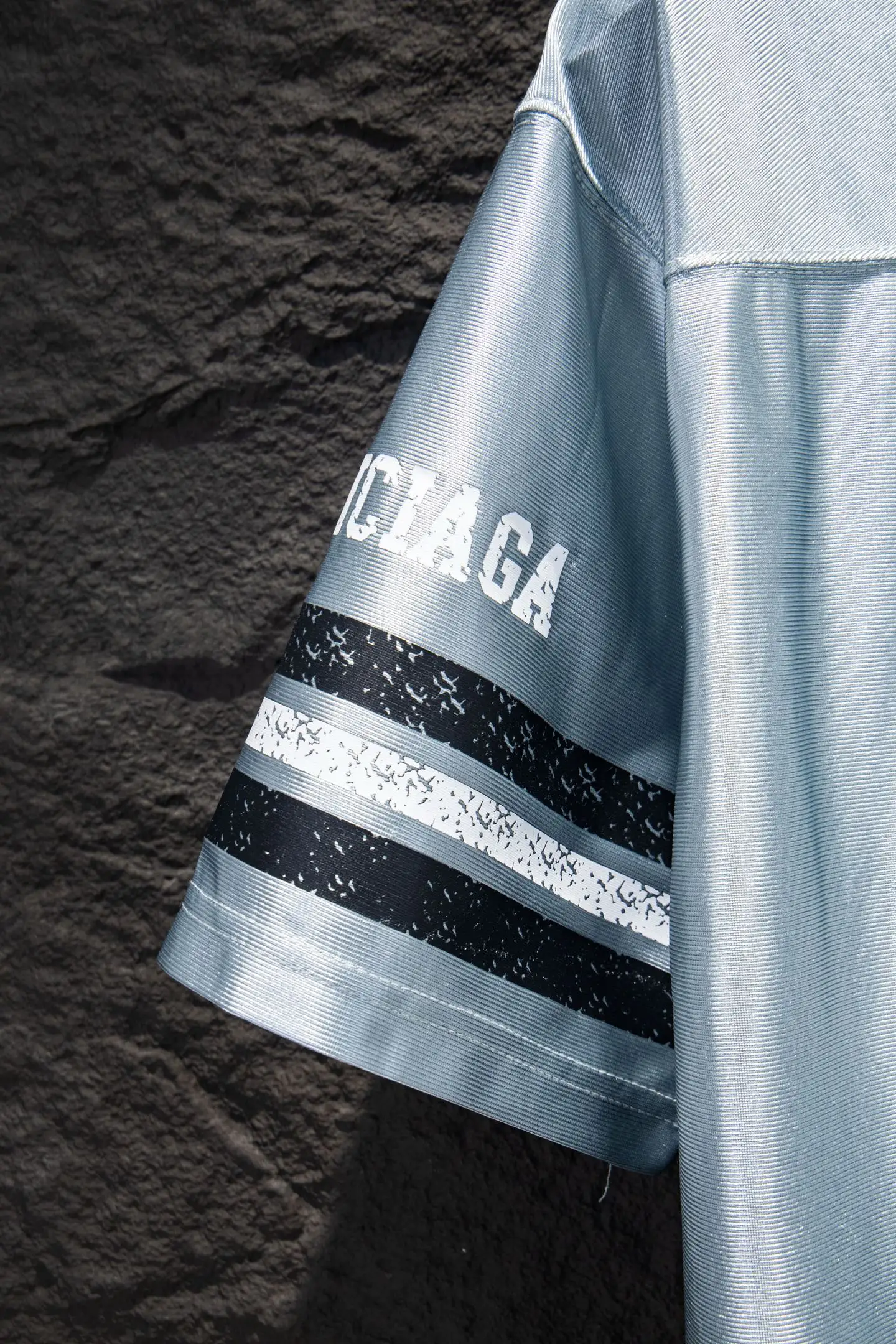 Oversized Logo-Print Mesh Jersey D13514970 — view 7